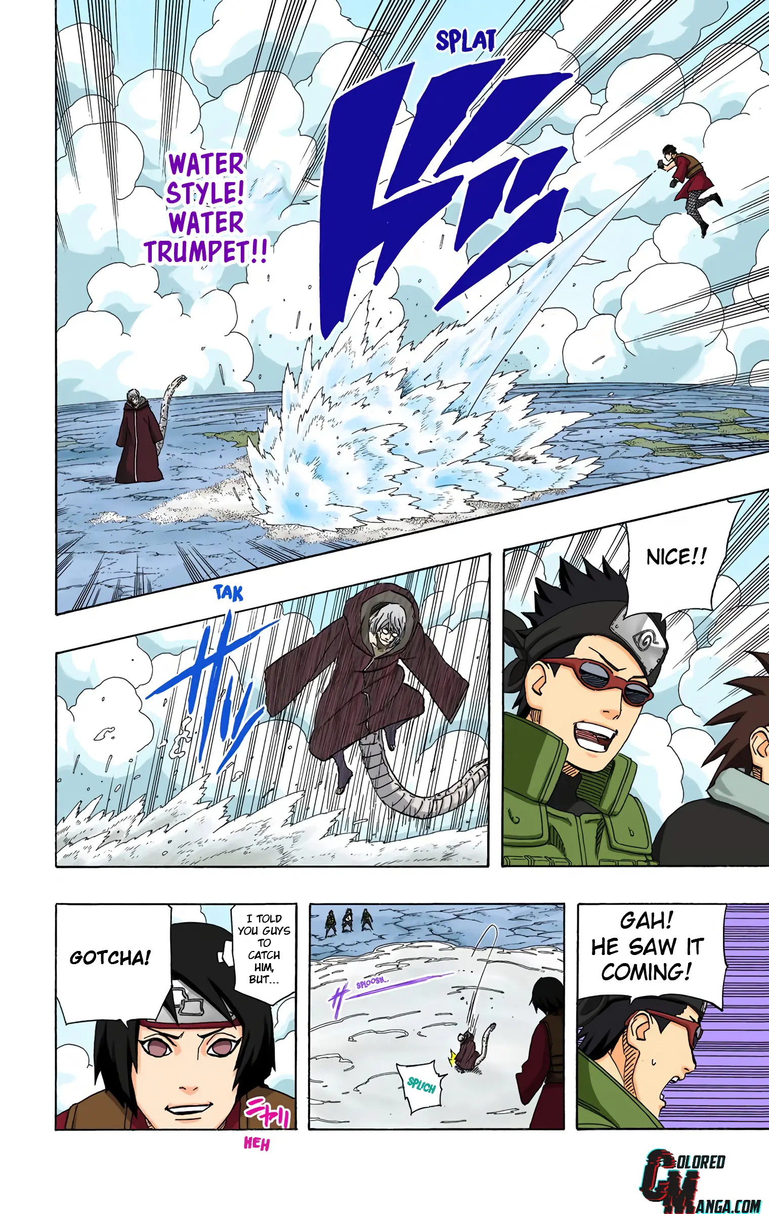 Naruto Colored Manga Online, chapter 514, page 8