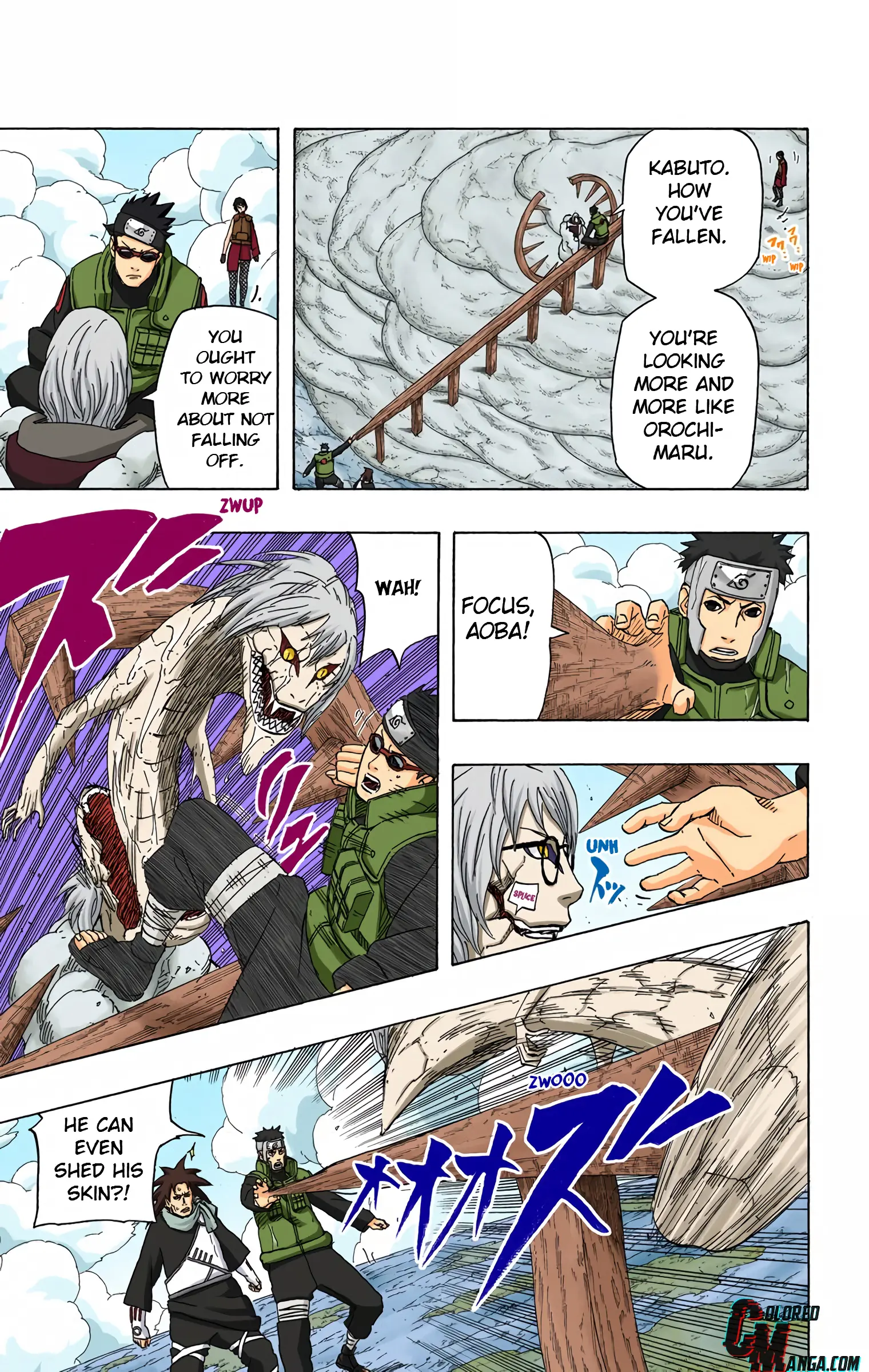Naruto Colored Manga Online, chapter 514, page 11