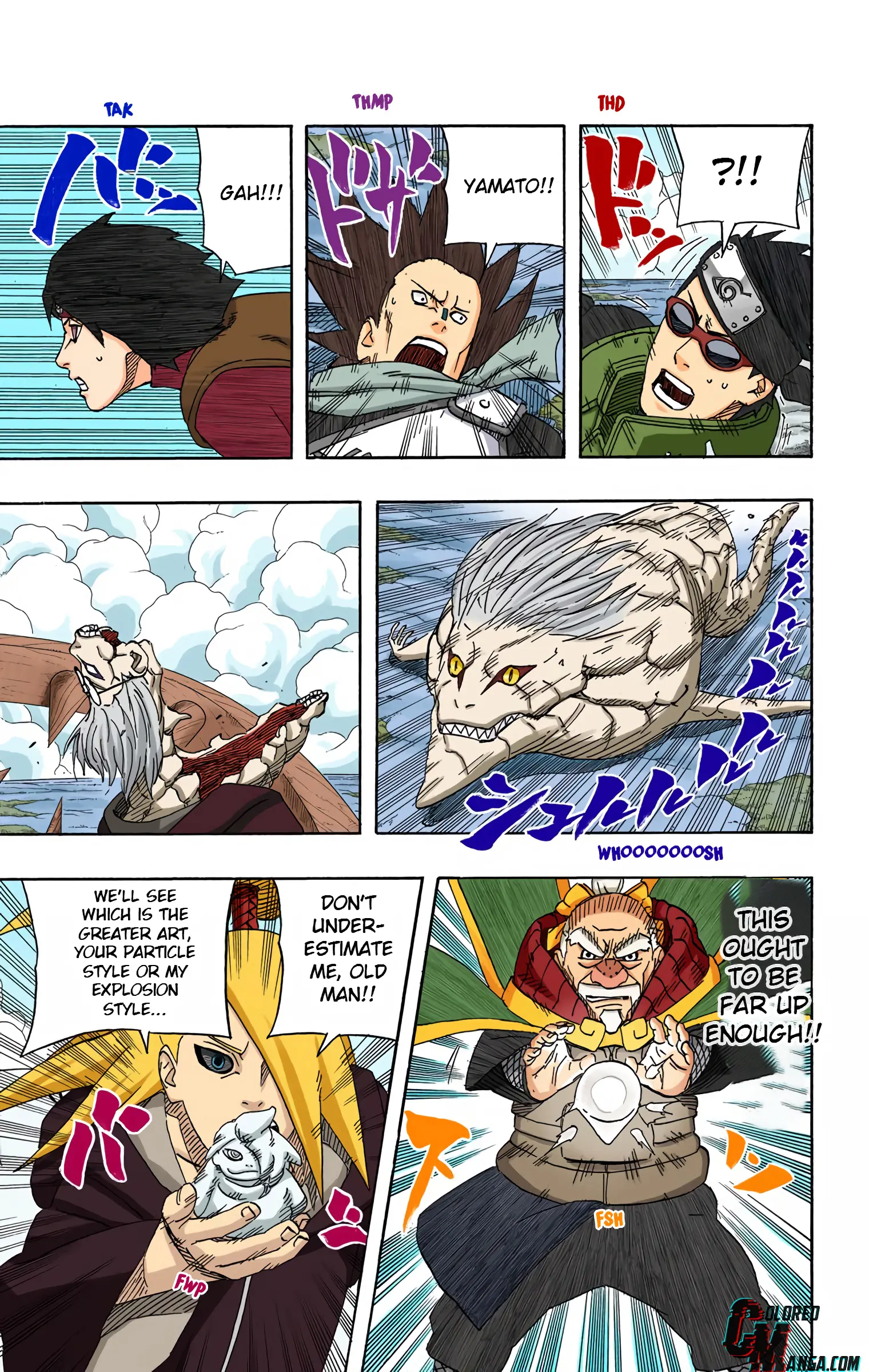 Naruto Colored Manga Online, chapter 514, page 13