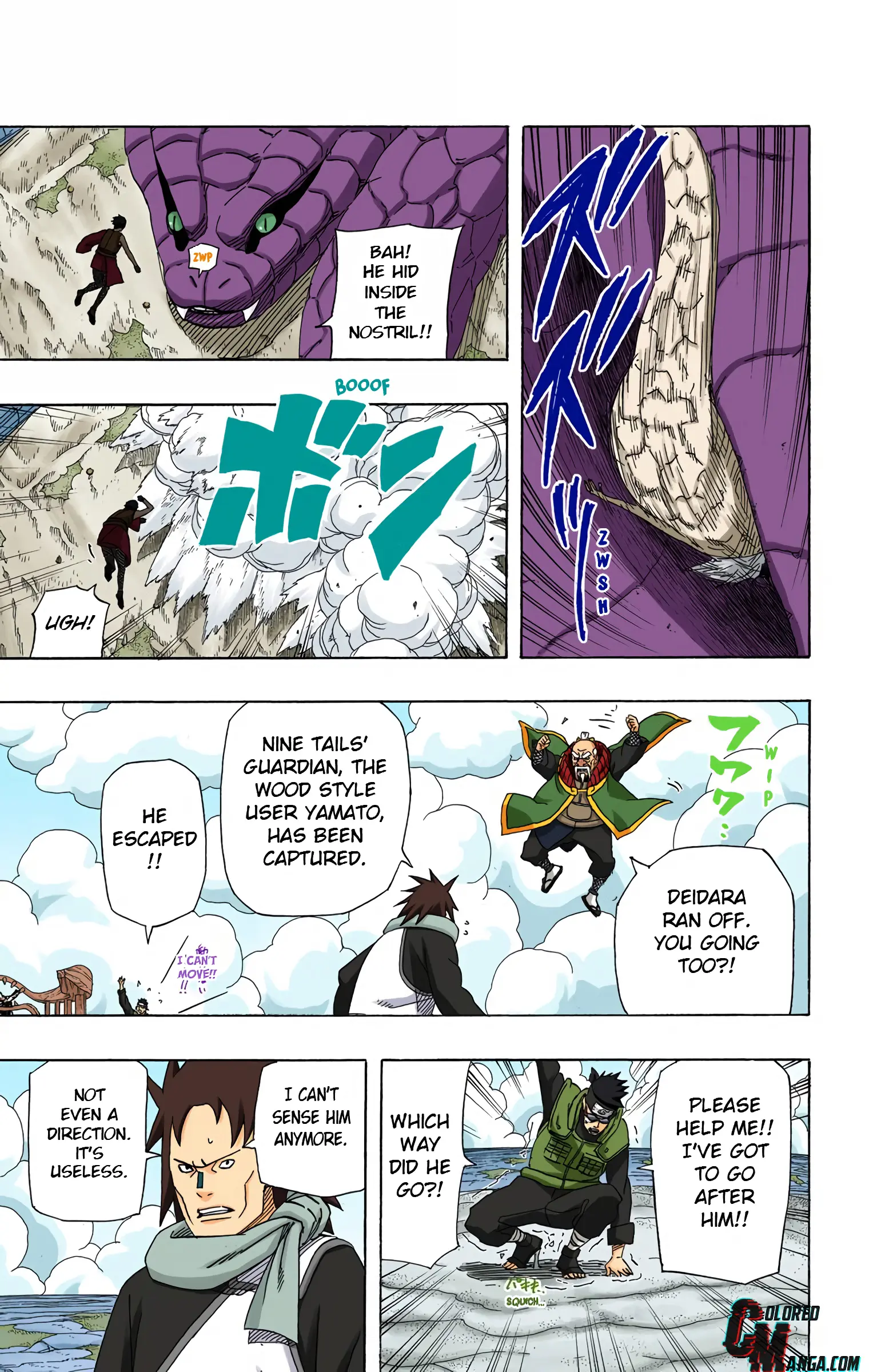 Naruto Colored Manga Online, chapter 514, page 15