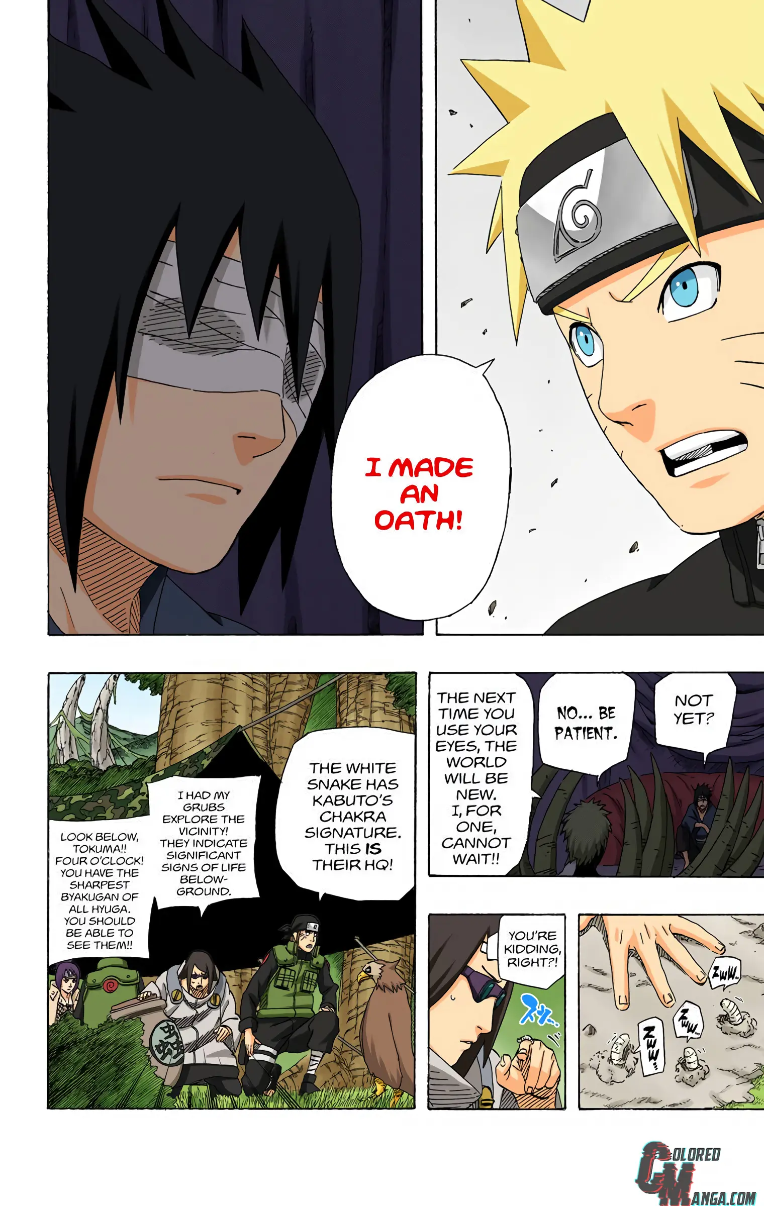 Naruto Colored Manga Online, chapter 515, page 11