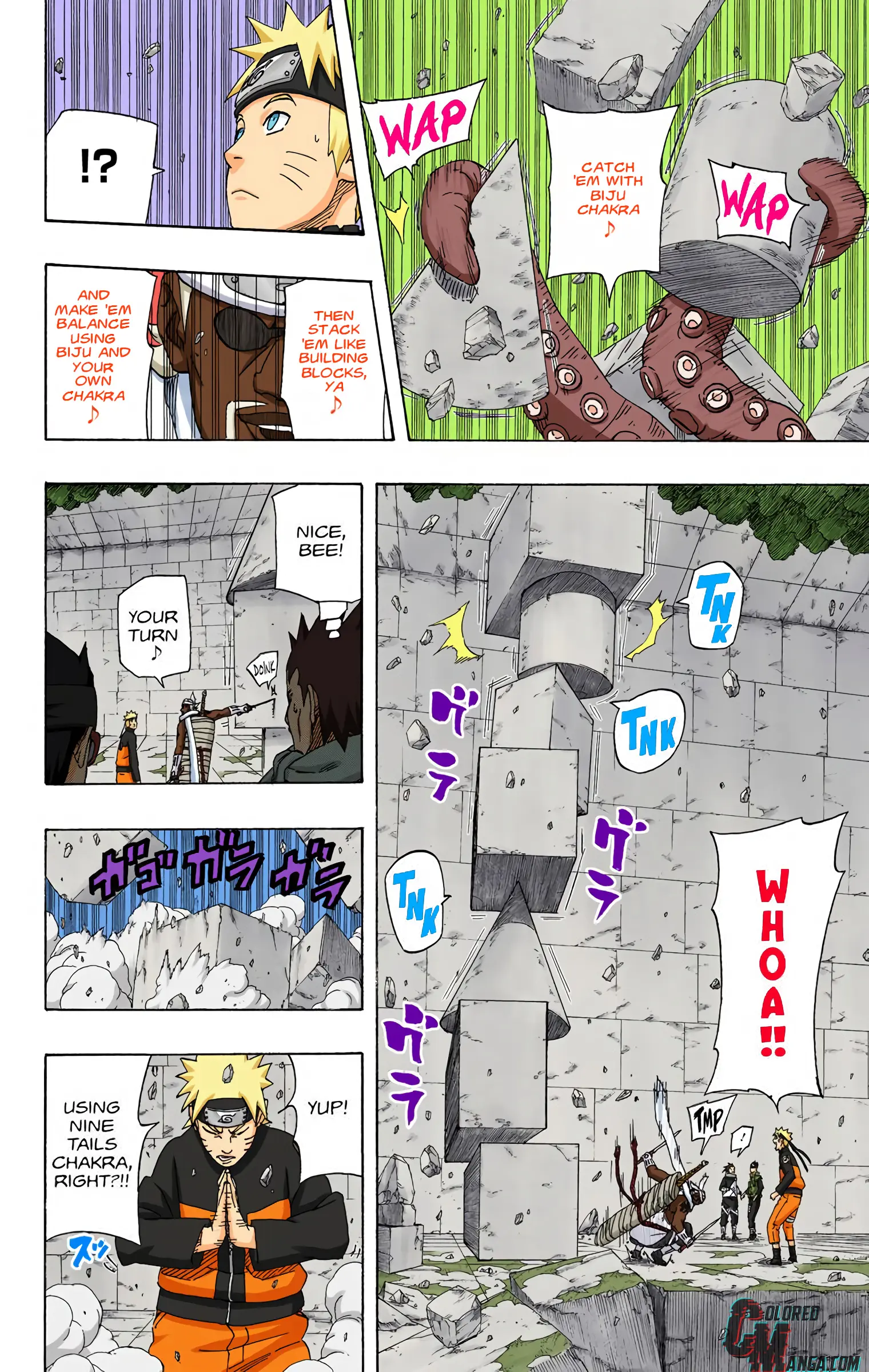 Naruto Colored Manga Online, chapter 515, page 13