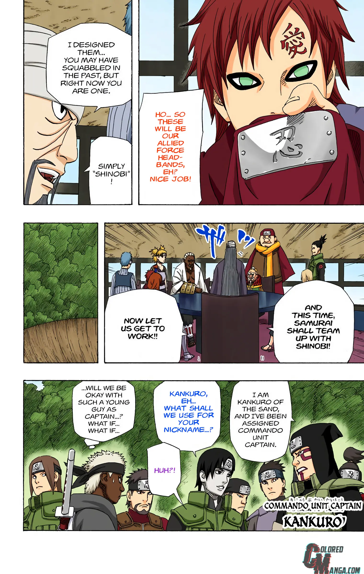 Naruto Colored Manga Online, chapter 515, page 19