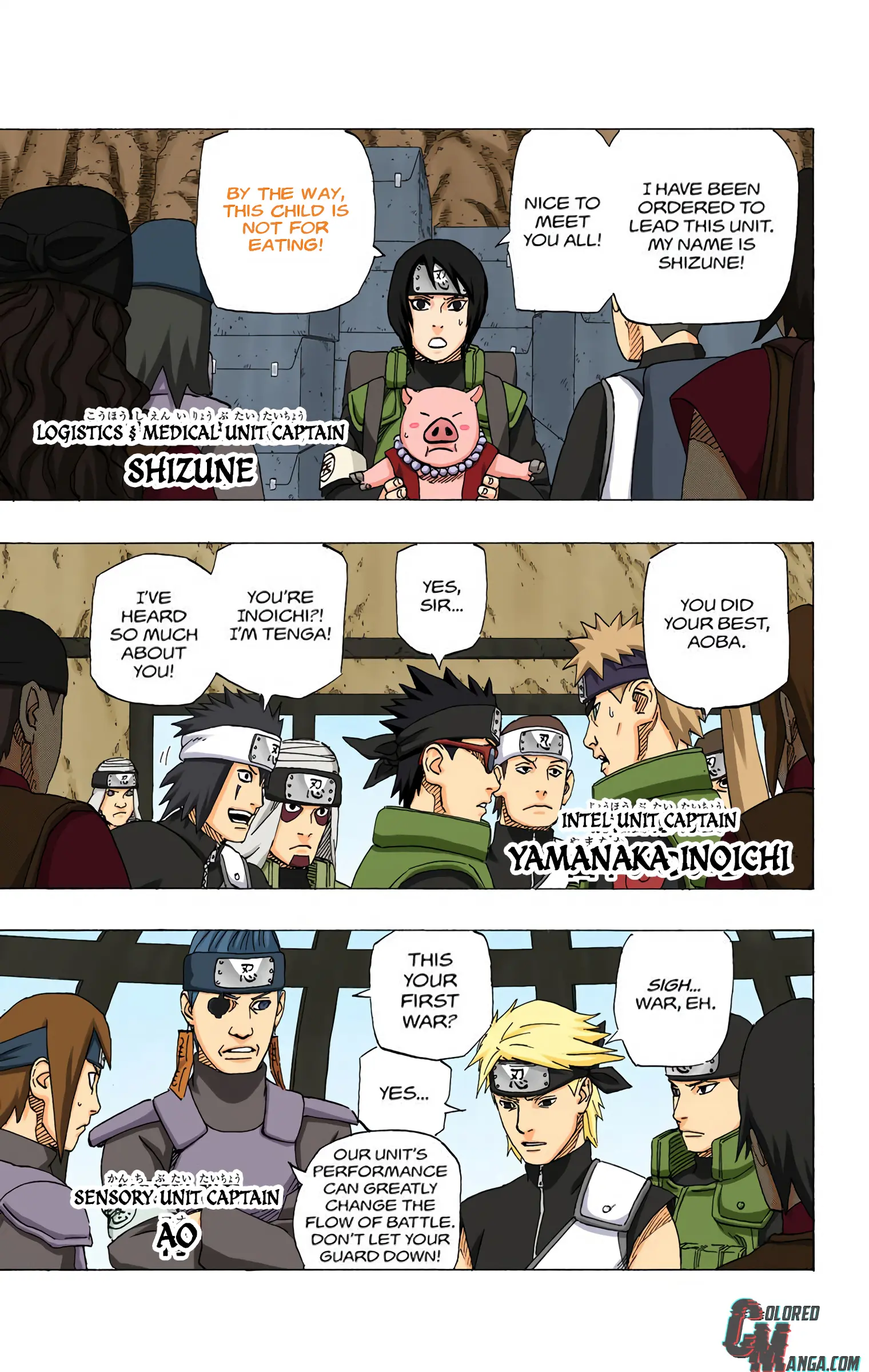 Naruto Colored Manga Online, chapter 515, page 20