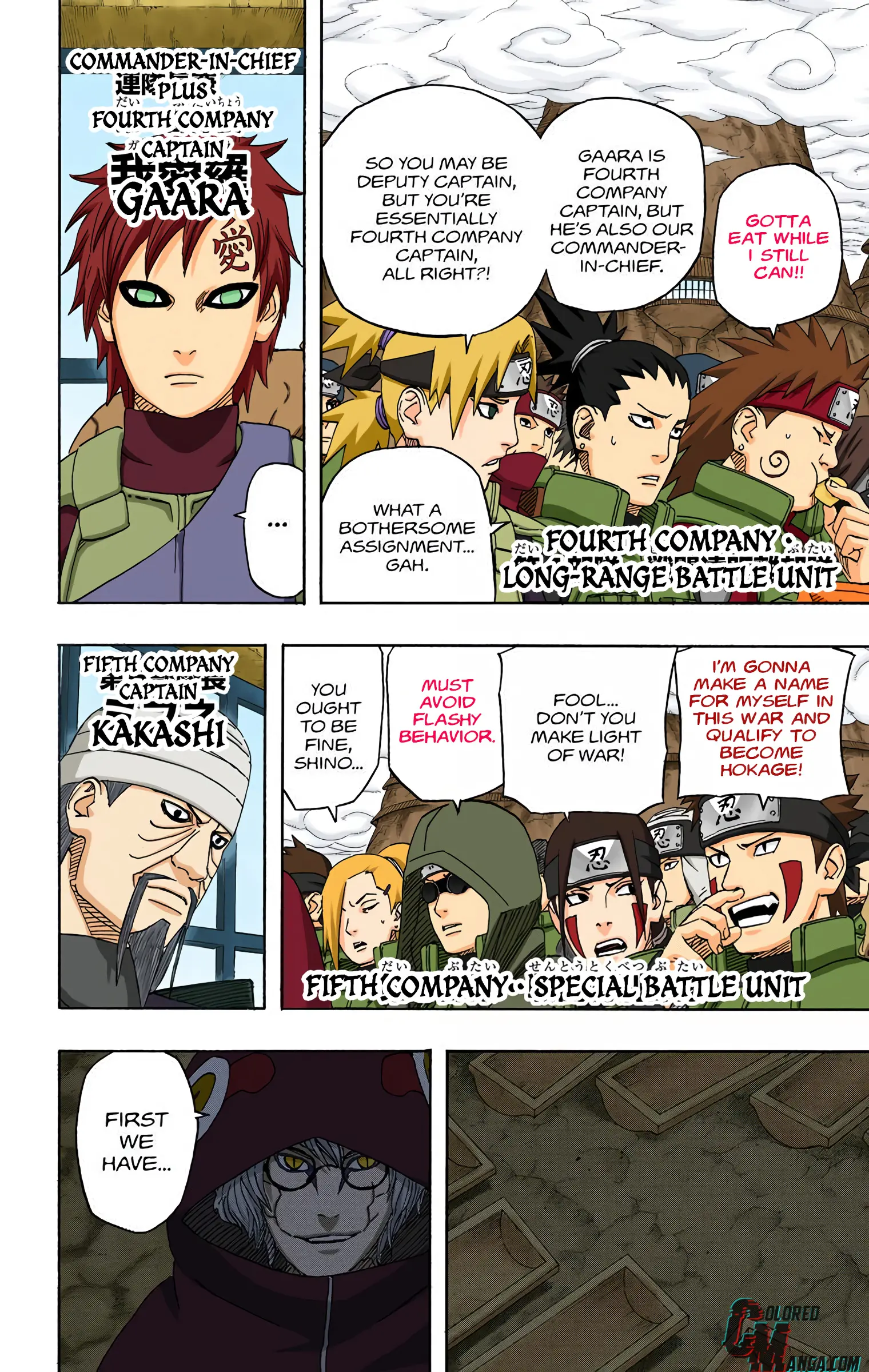 Naruto Colored Manga Online, chapter 515, page 22