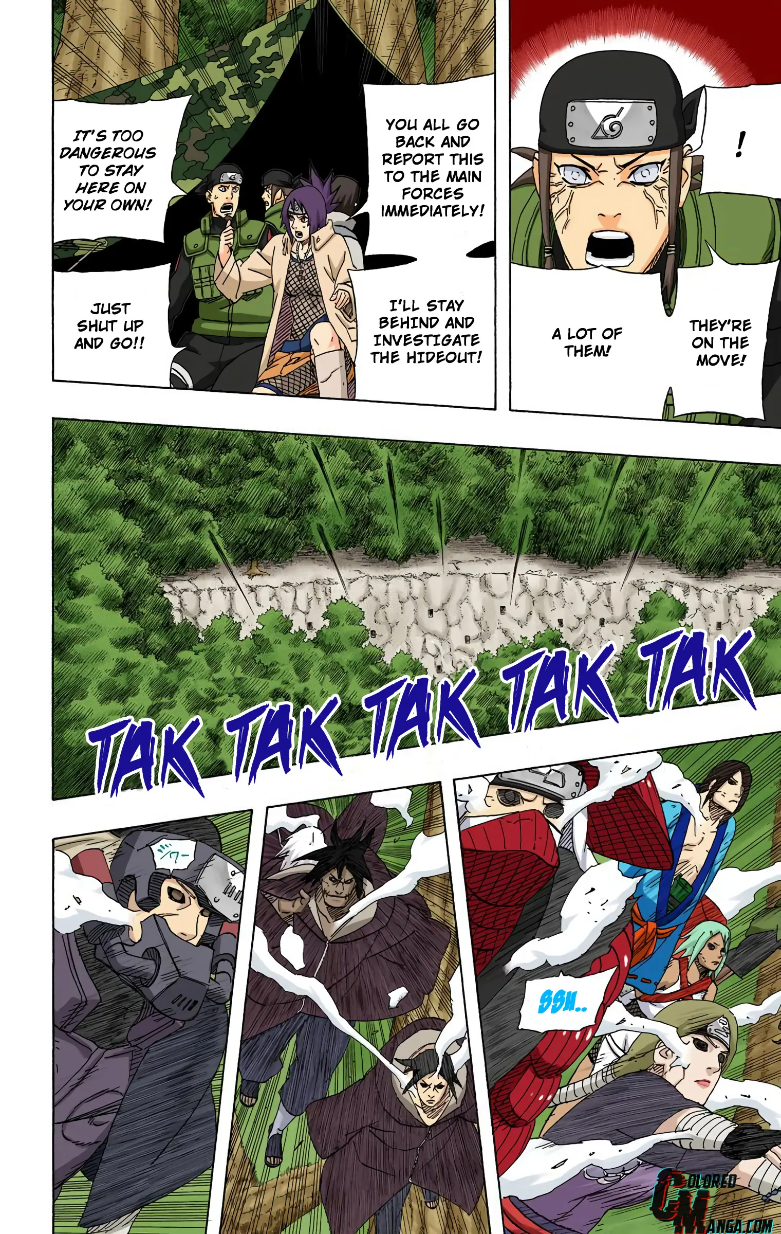 Naruto Colored Manga Online, chapter 516, page 2