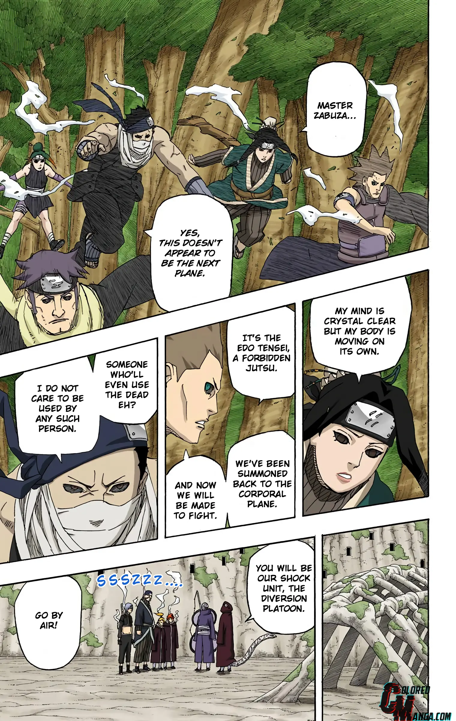Naruto Colored Manga Online, chapter 516, page 3