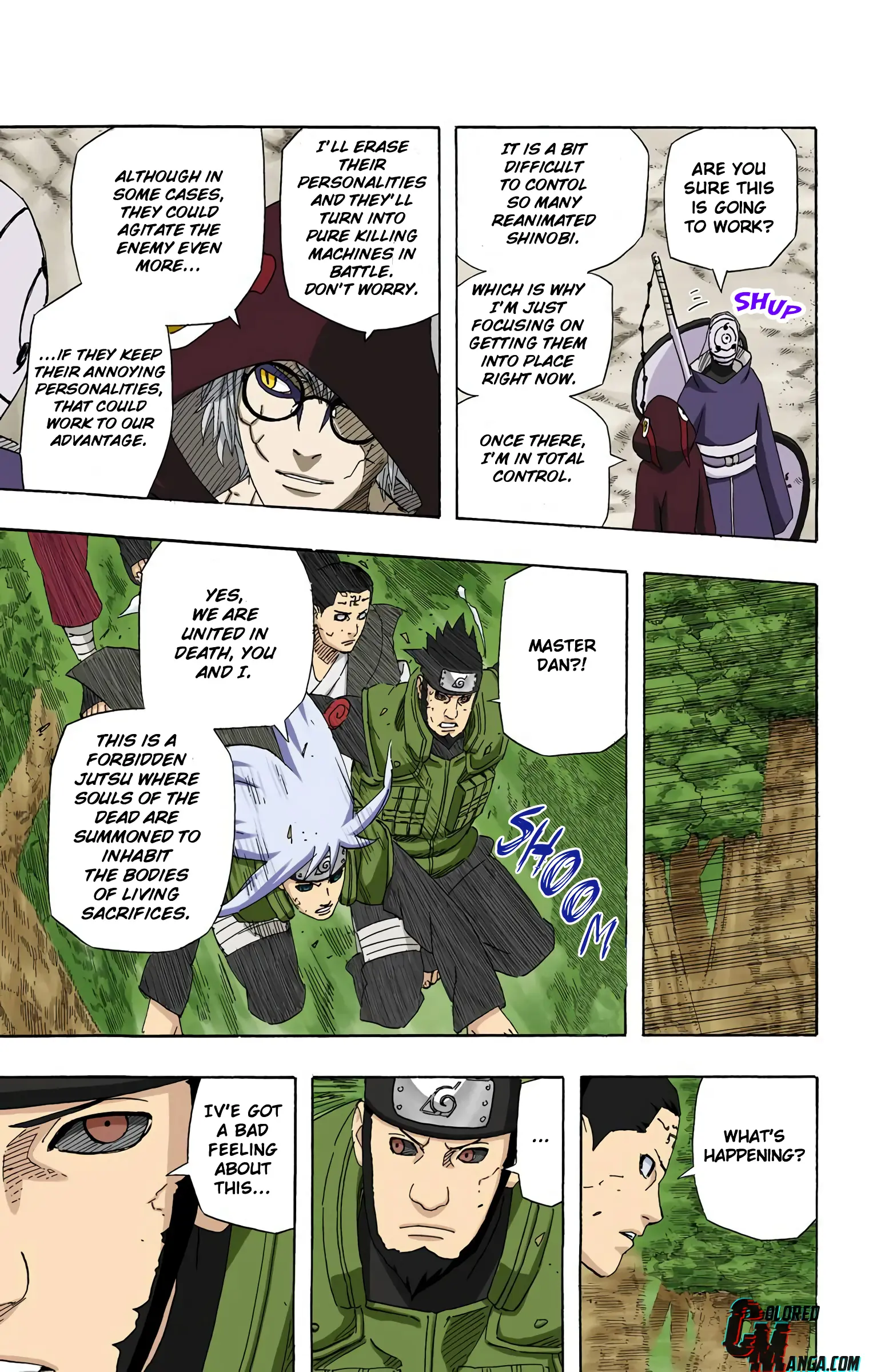 Naruto Colored Manga Online, chapter 516, page 5
