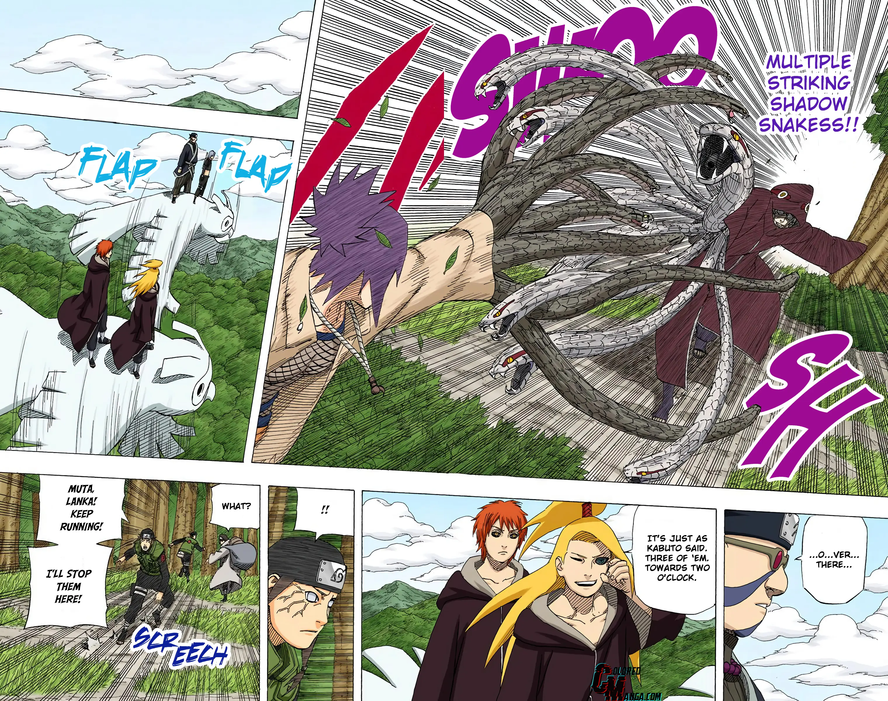 Naruto Colored Manga Online, chapter 516, page 8