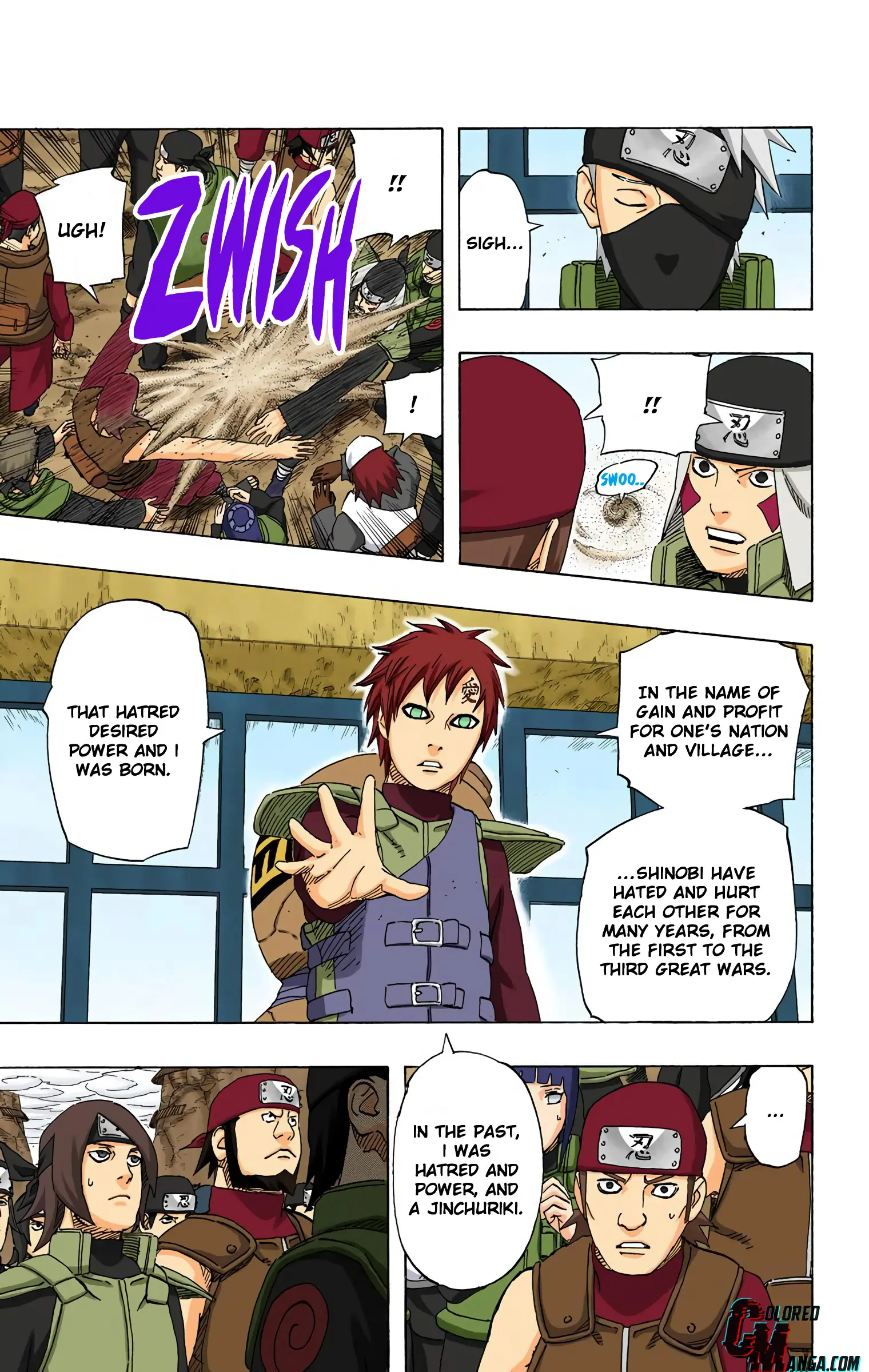 Naruto Colored Manga Online, chapter 516, page 10
