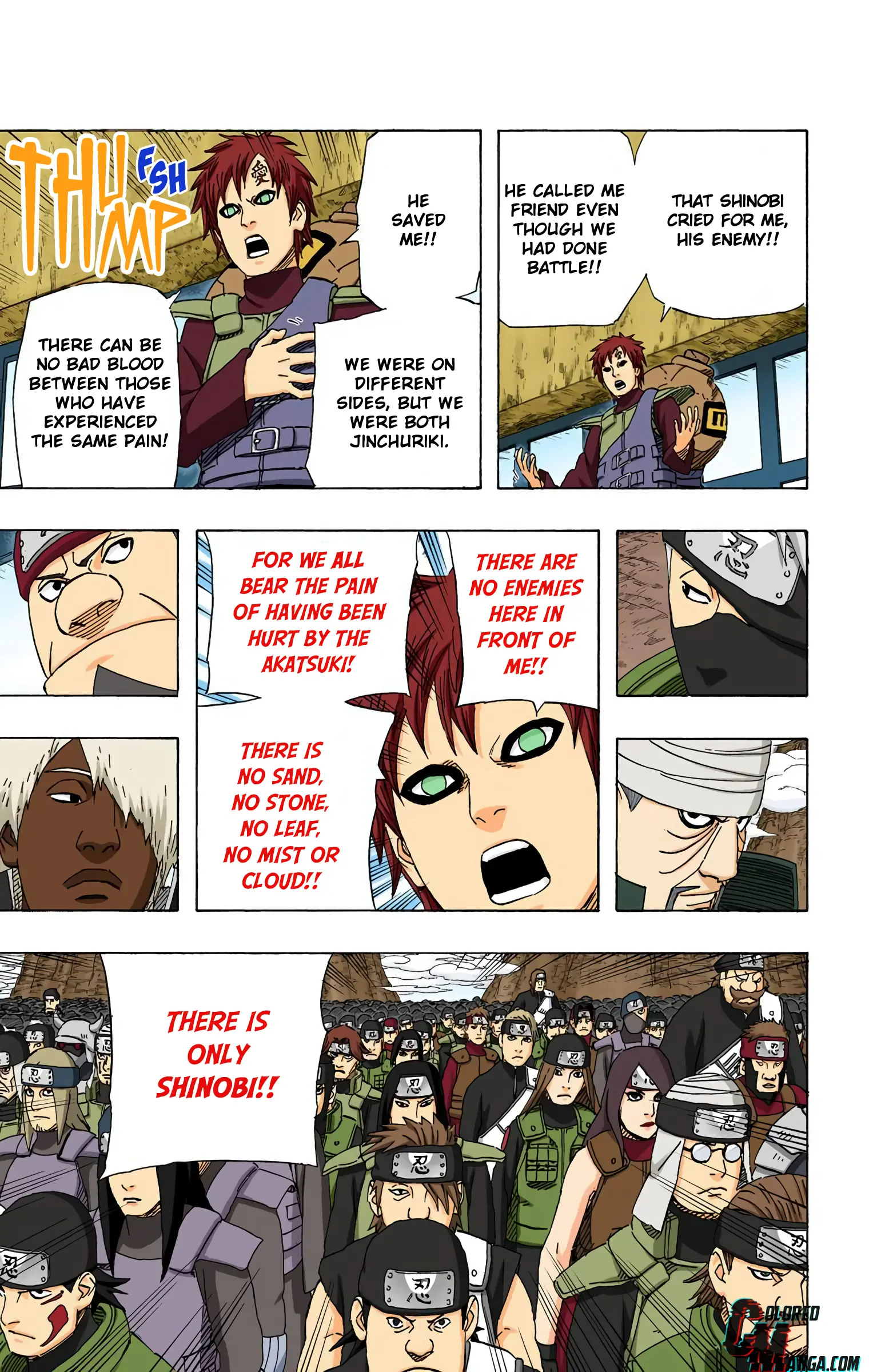 Naruto Colored Manga Online, chapter 516, page 12
