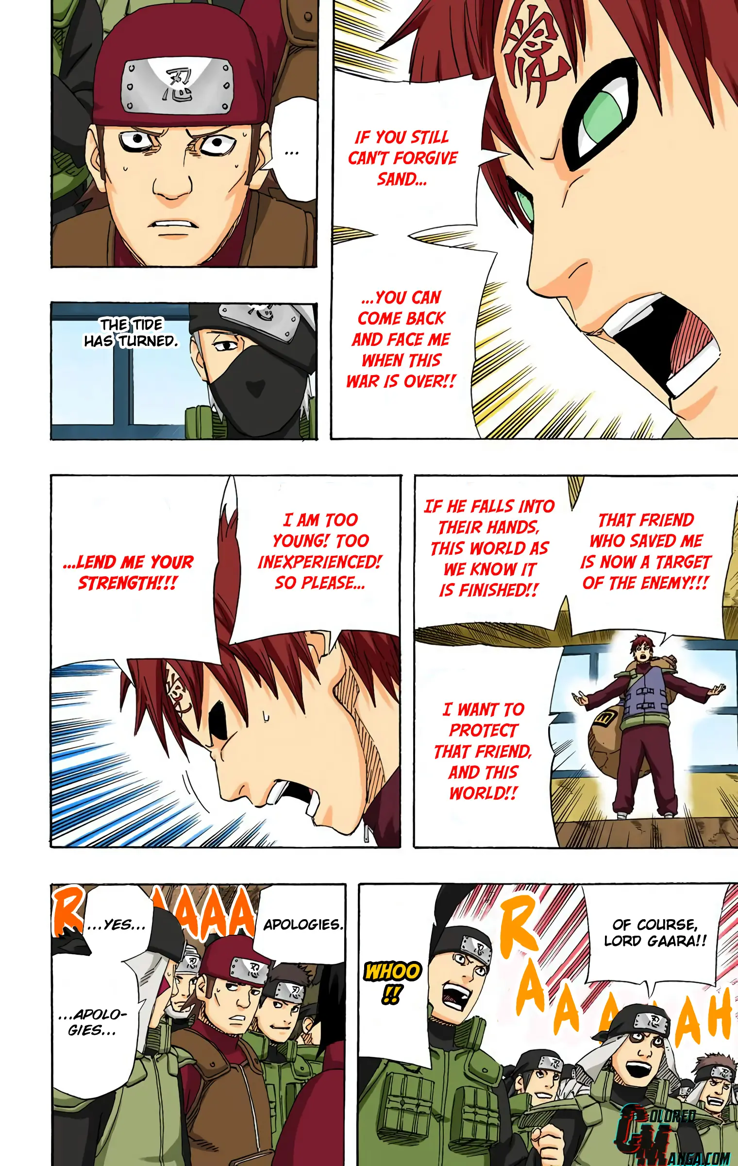 Naruto Colored Manga Online, chapter 516, page 13