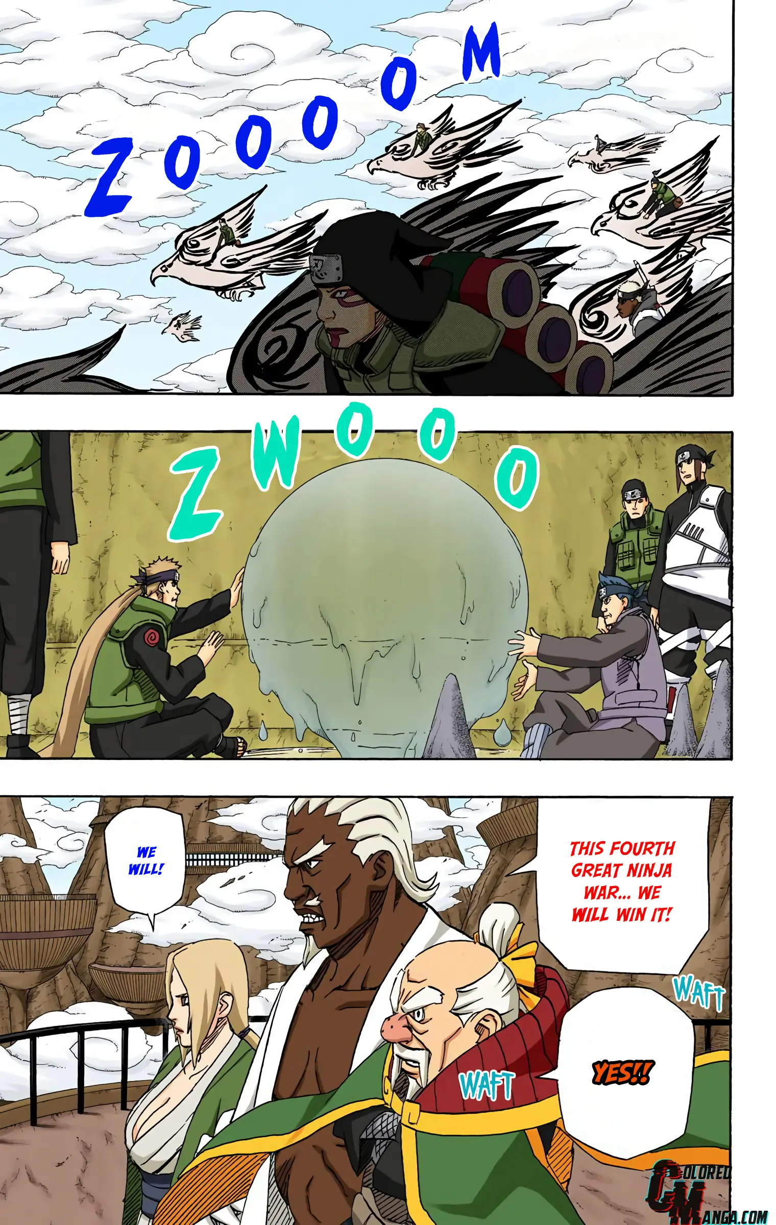 Naruto Colored Manga Online, chapter 516, page 16