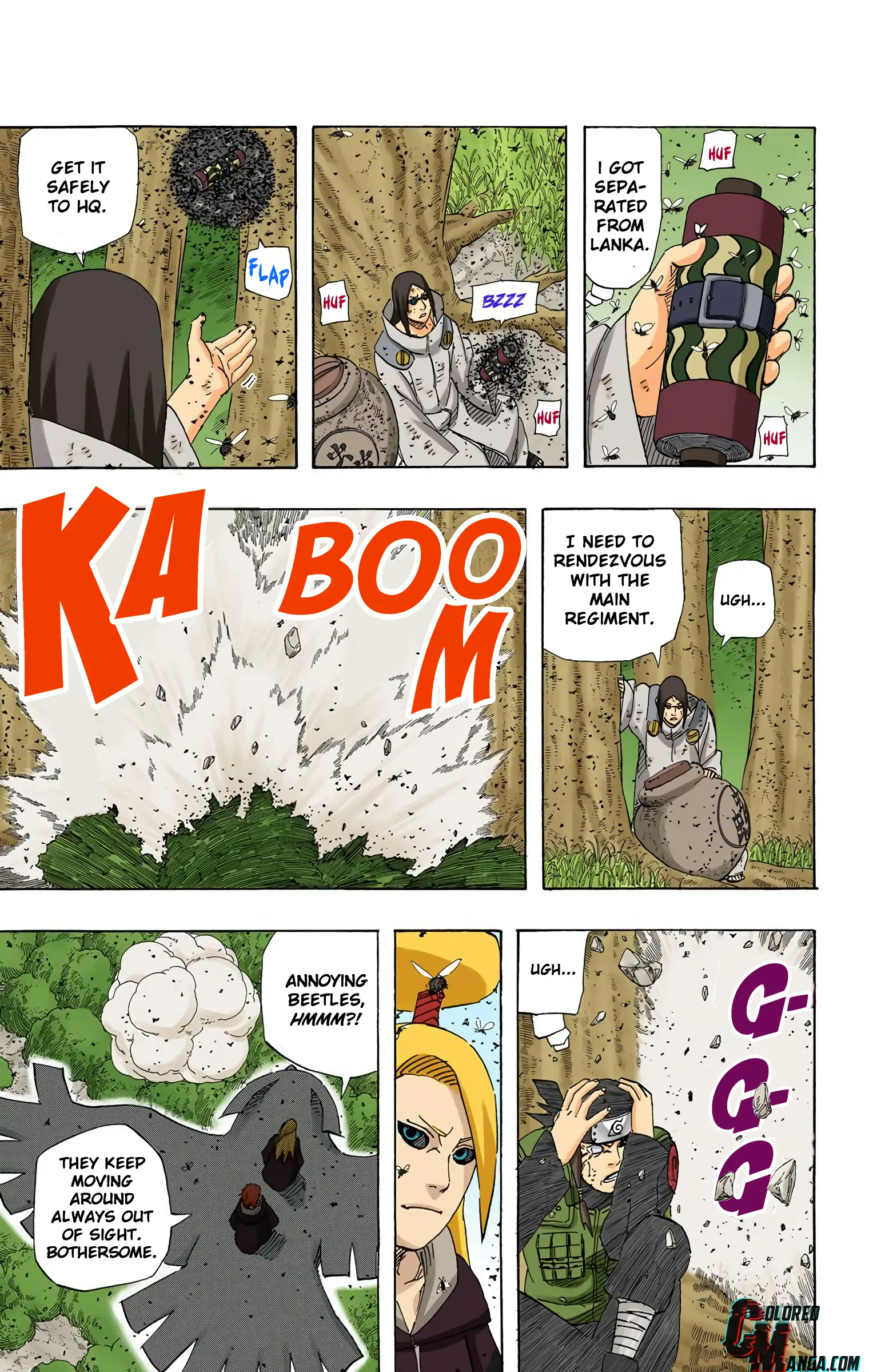 Naruto Colored Manga Online, chapter 517, page 3