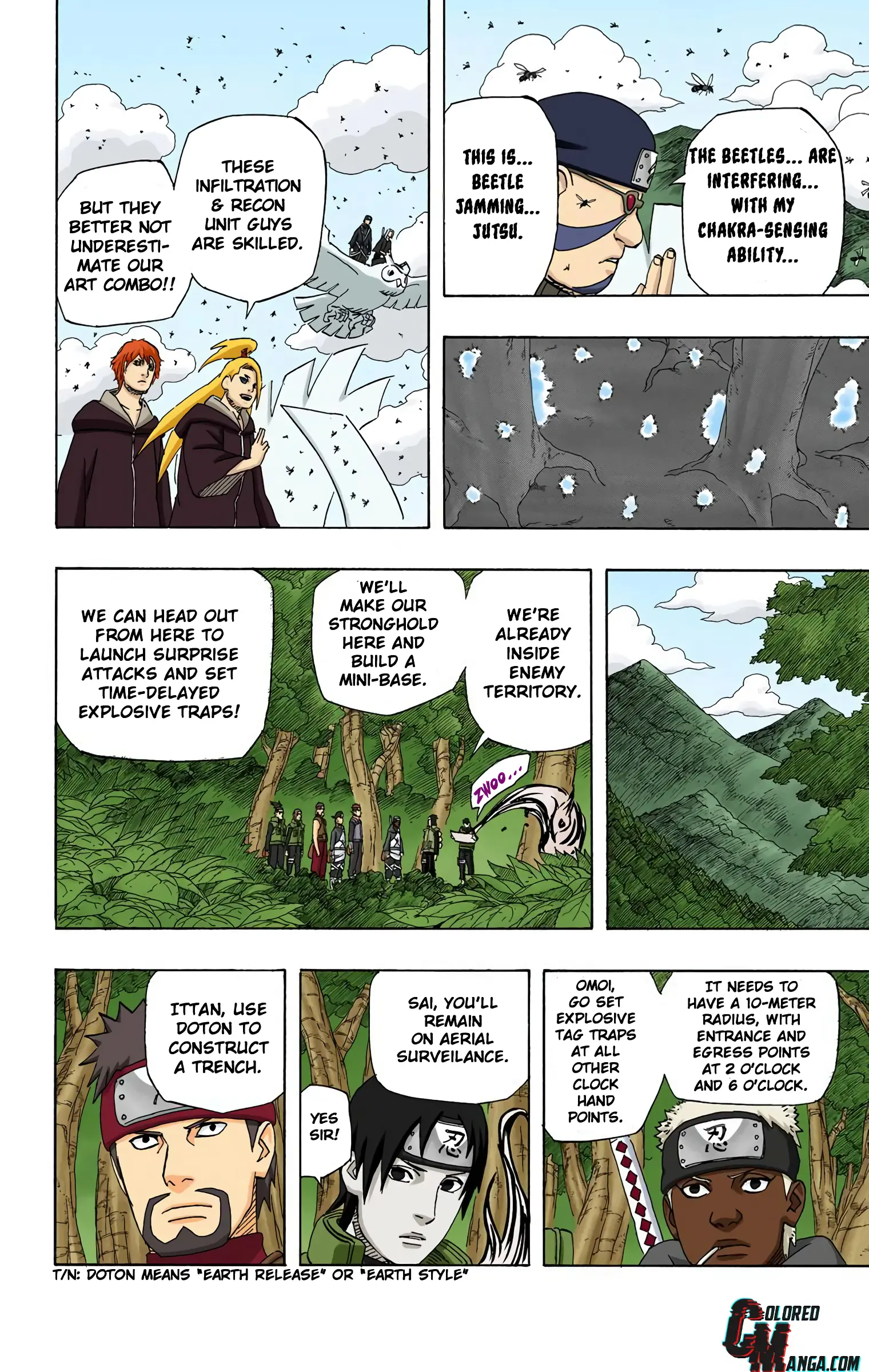 Naruto Colored Manga Online, chapter 517, page 4