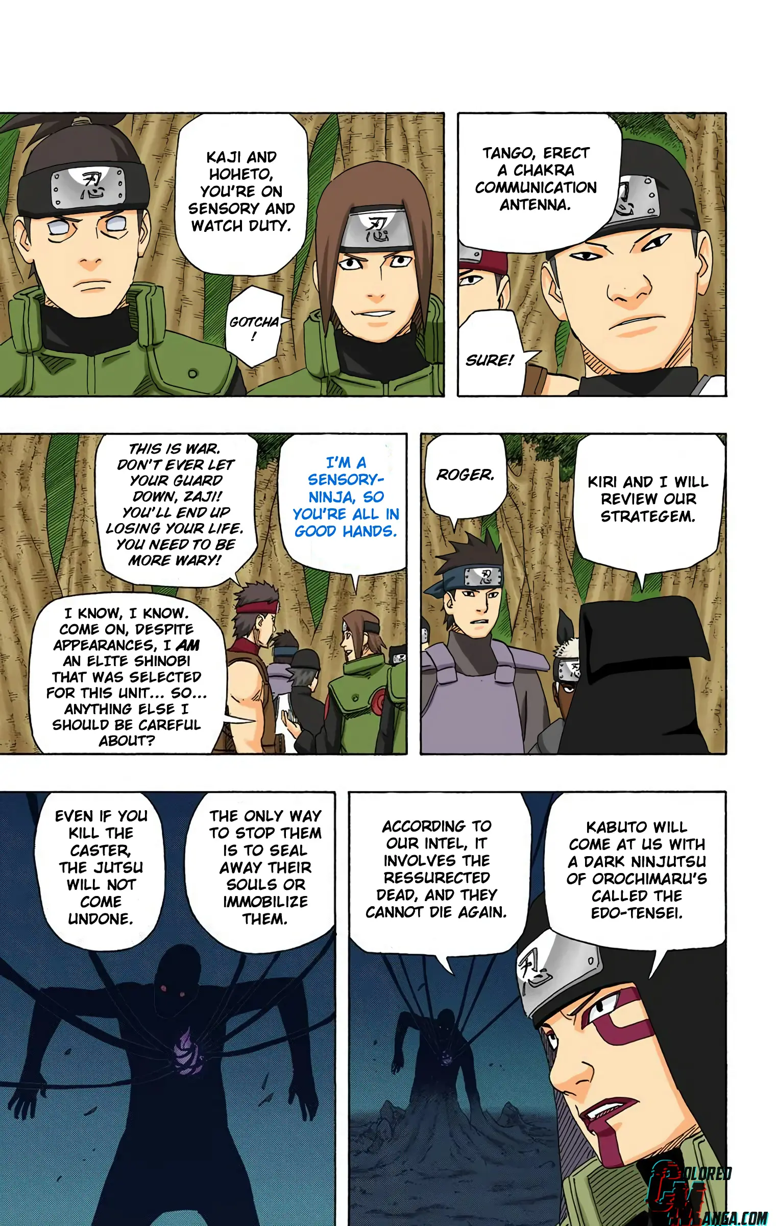 Naruto Colored Manga Online, chapter 517, page 5