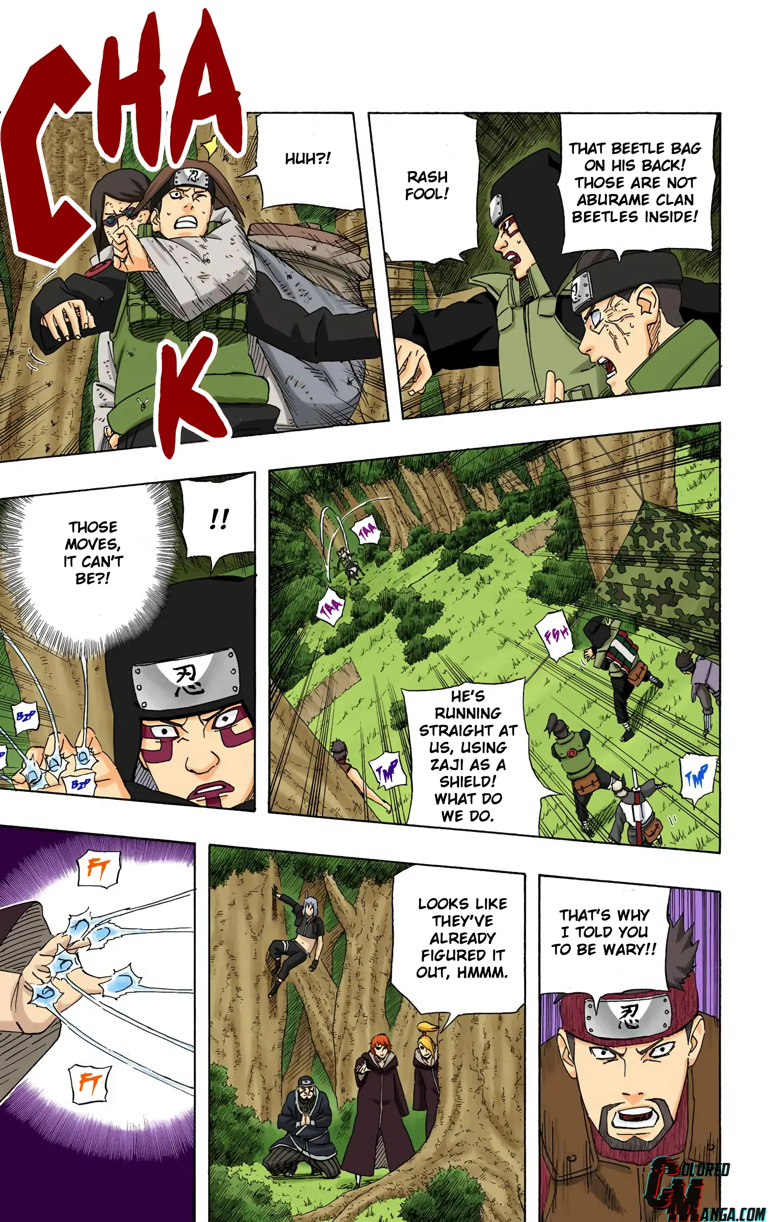 Naruto Colored Manga Online, chapter 517, page 9