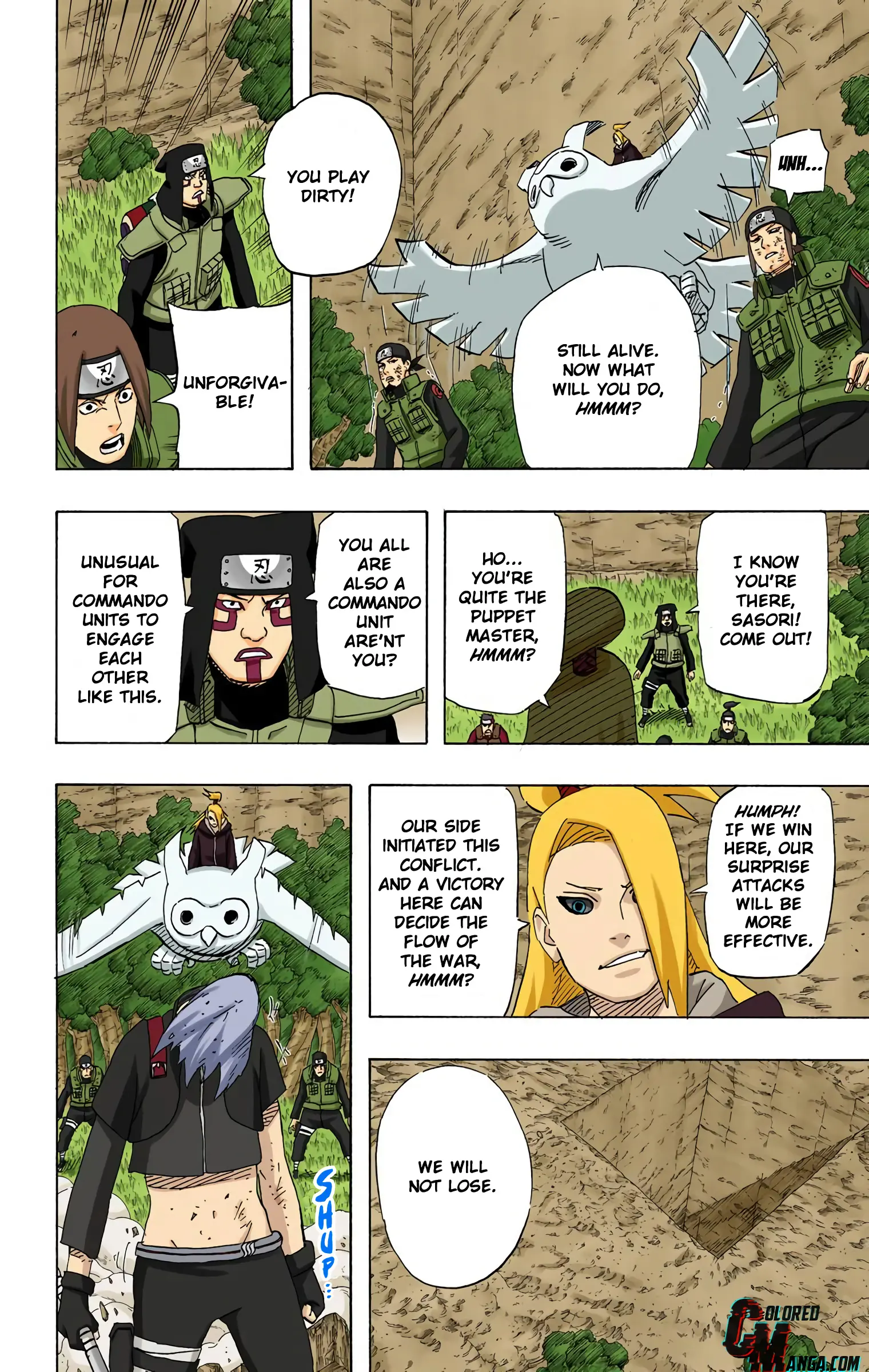Naruto Colored Manga Online, chapter 517, page 15