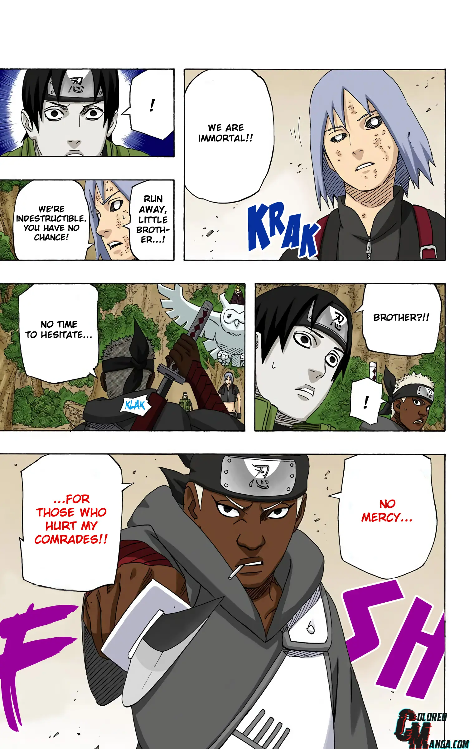 Naruto Colored Manga Online, chapter 517, page 16
