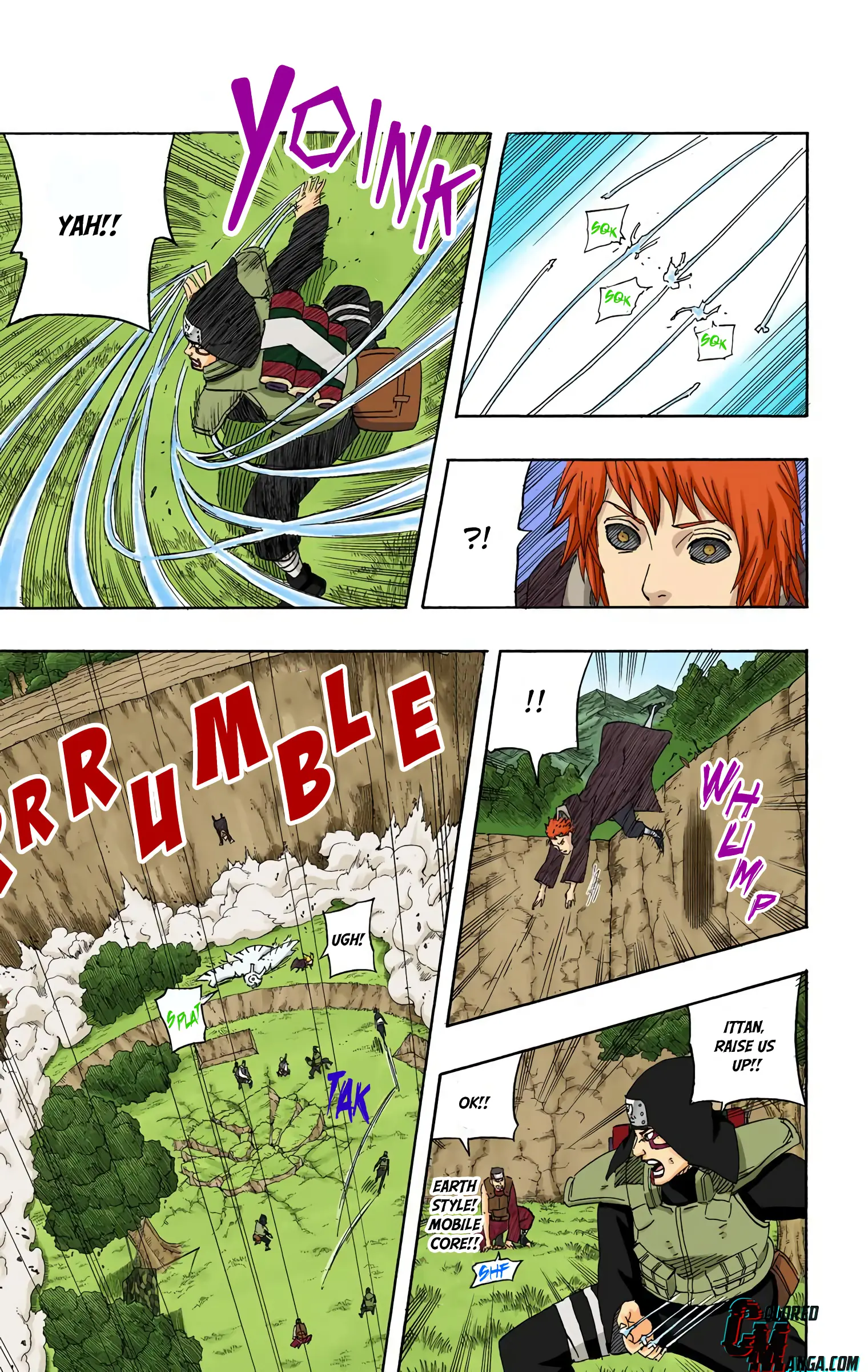 Naruto Colored Manga Online, chapter 518, page 3