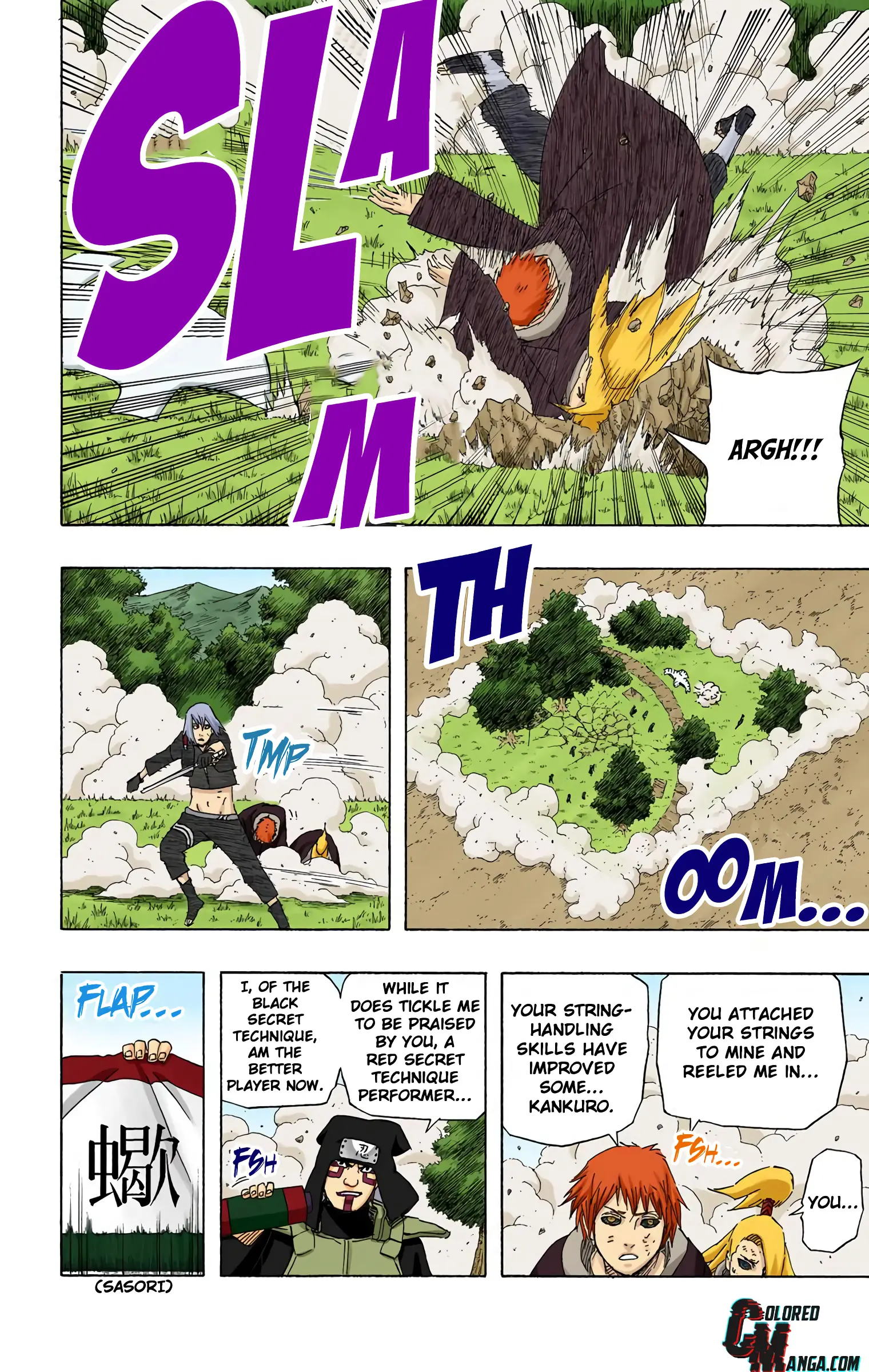 Naruto Colored Manga Online, chapter 518, page 4
