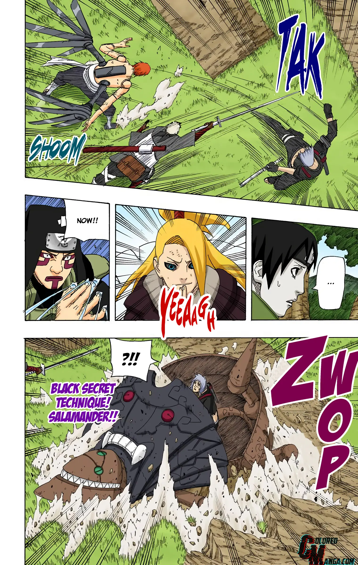 Naruto Colored Manga Online, chapter 518, page 8