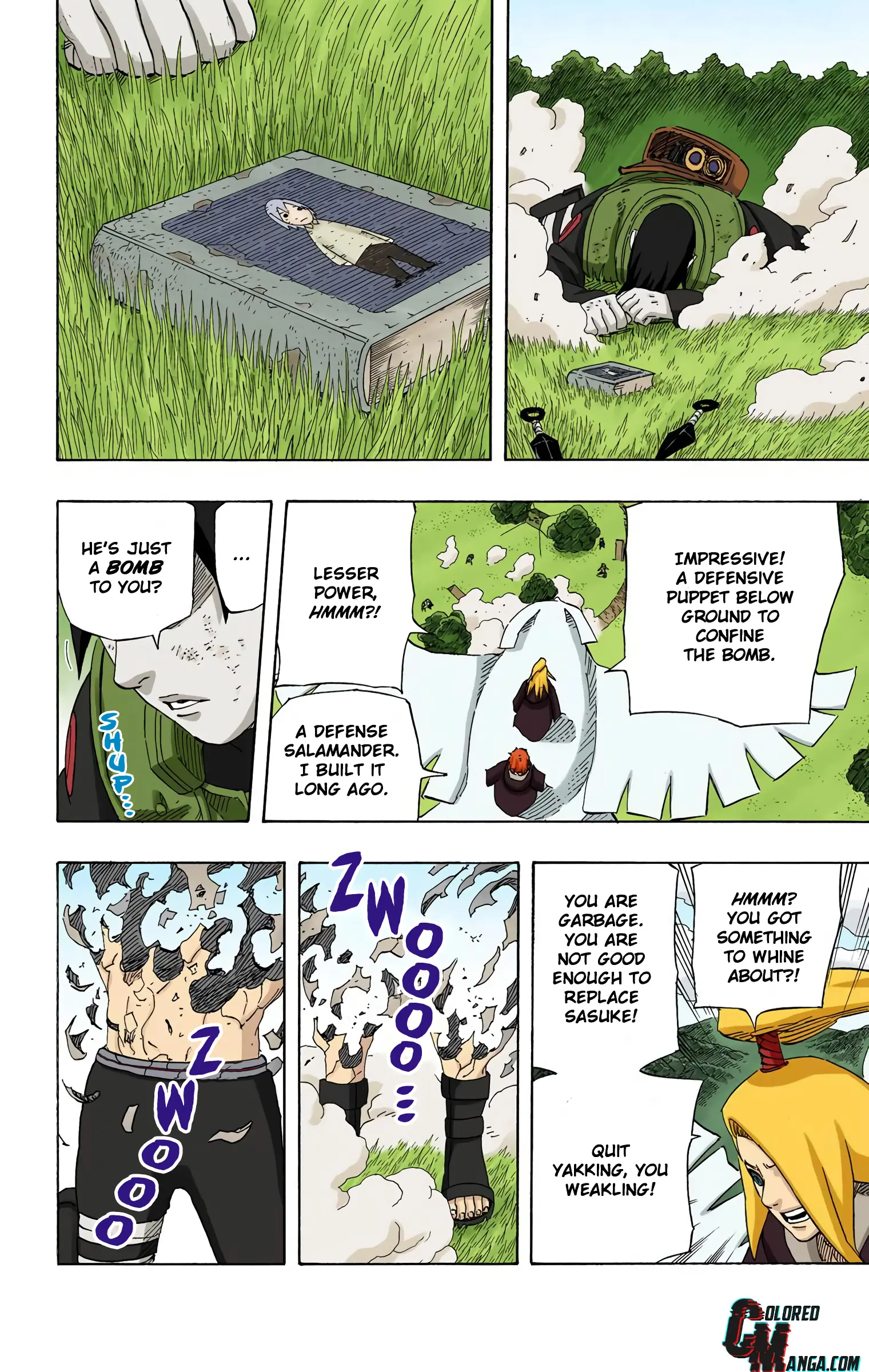 Naruto Colored Manga Online, chapter 518, page 10