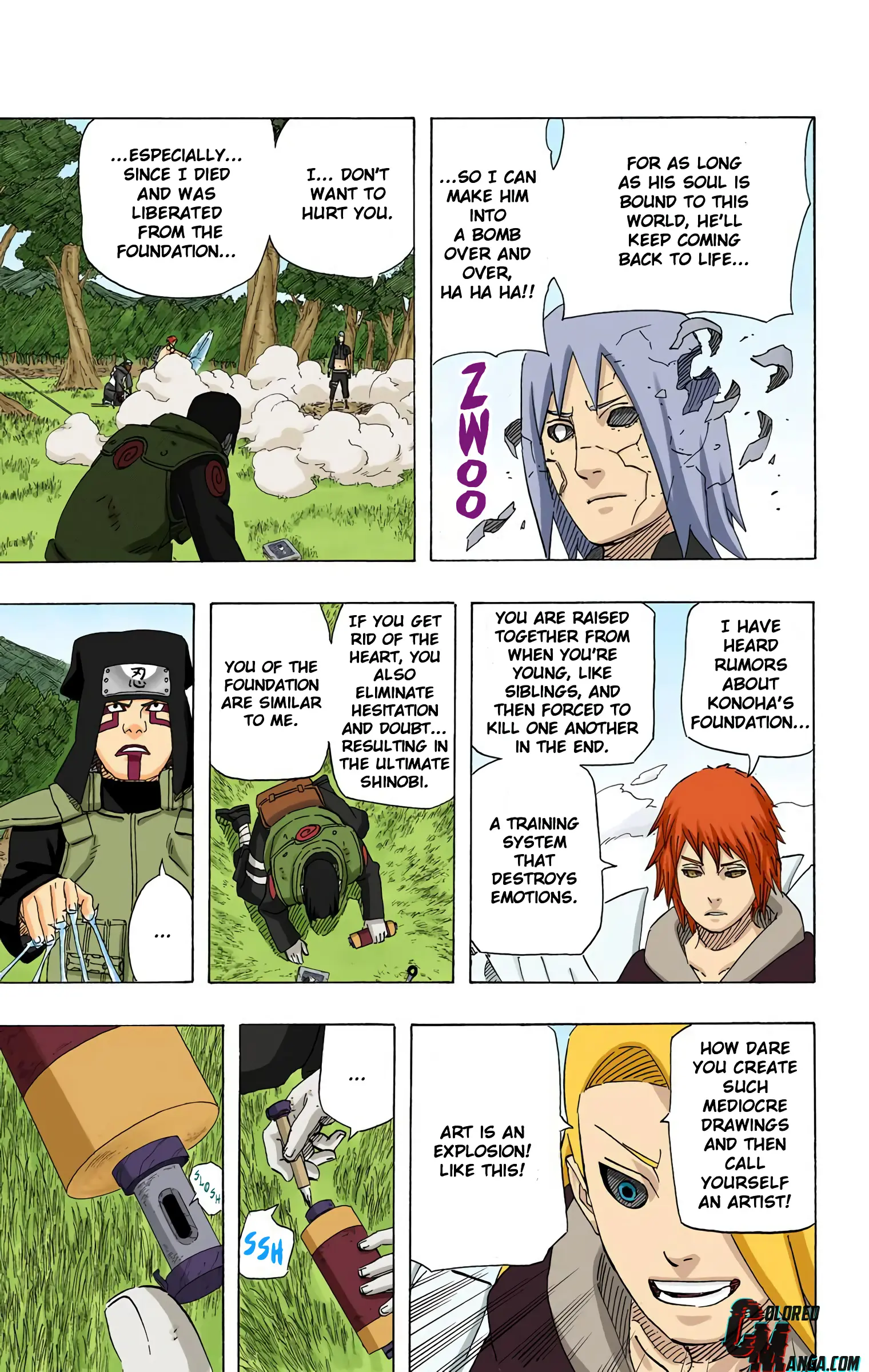 Naruto Colored Manga Online, chapter 518, page 11