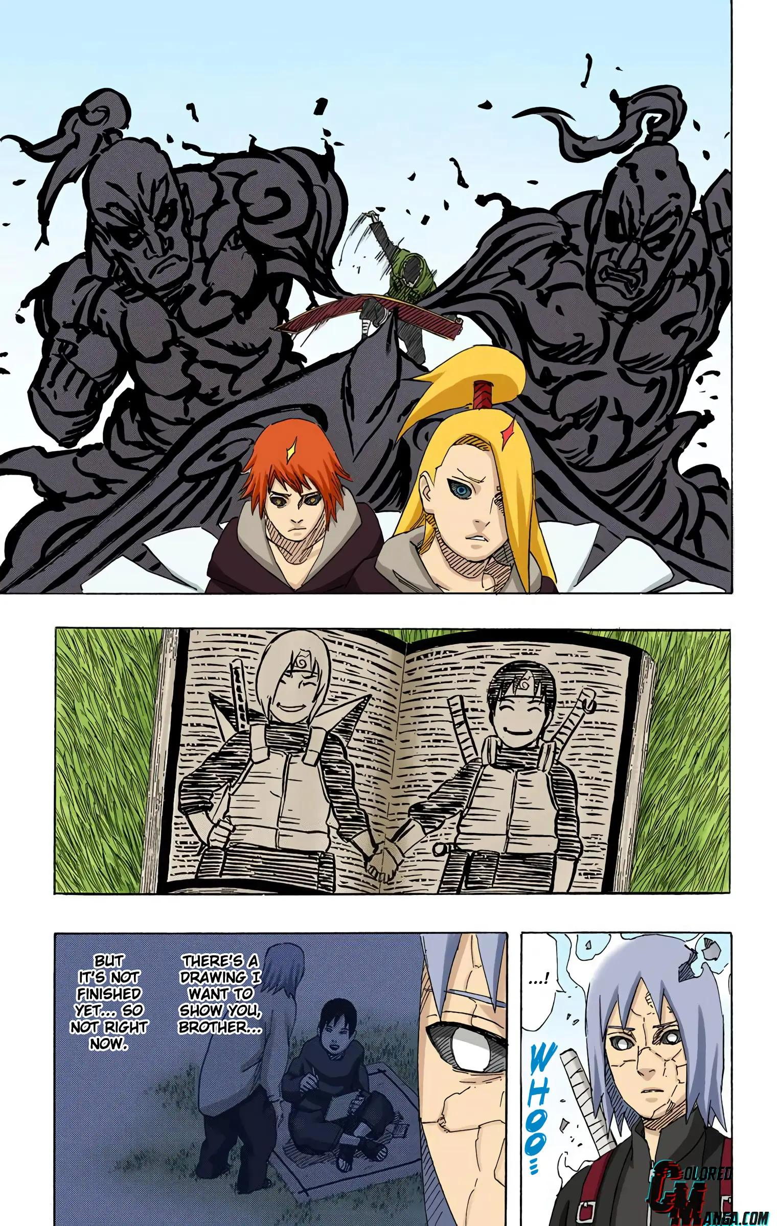 Naruto Colored Manga Online, chapter 518, page 13