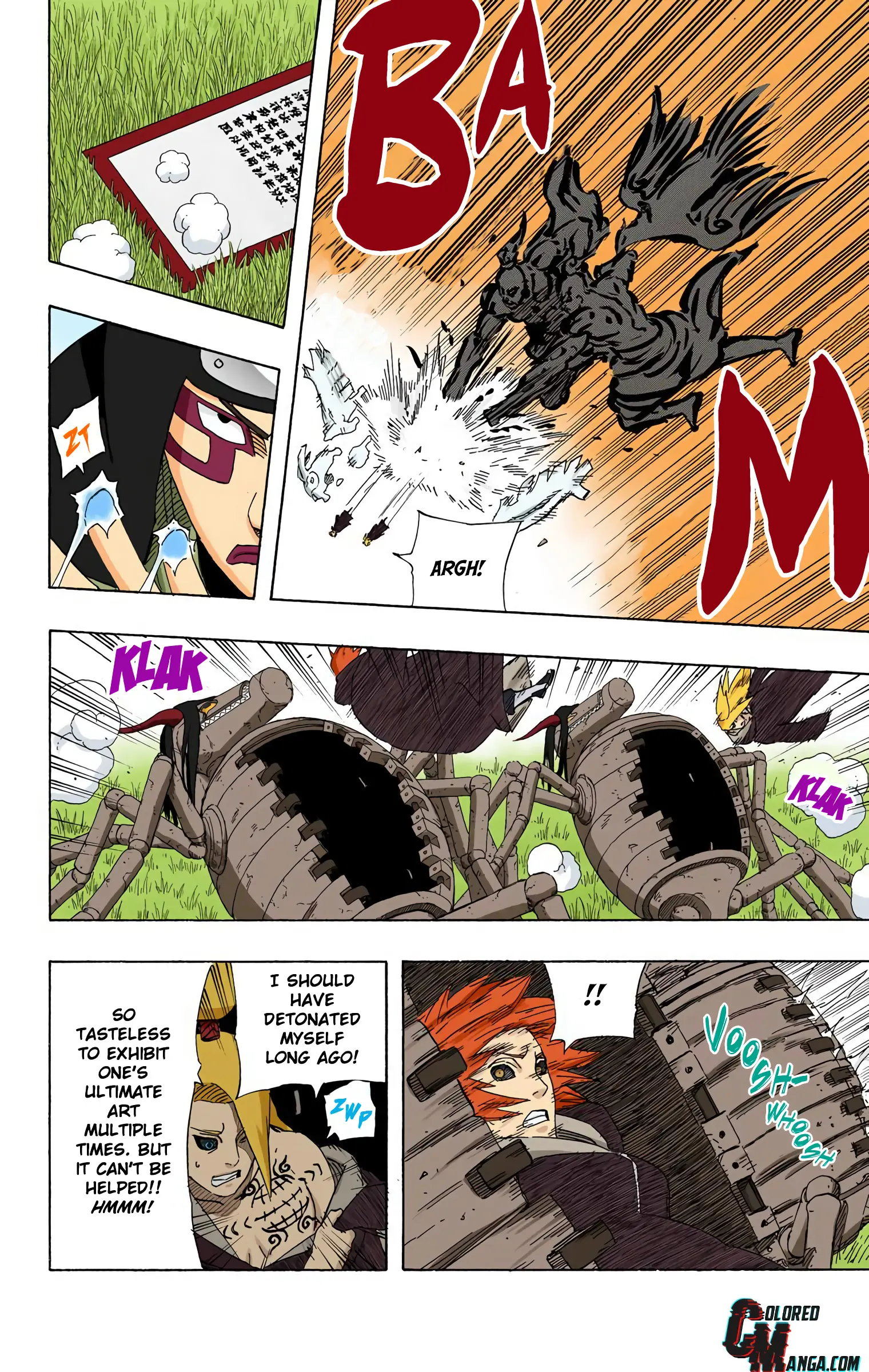 Naruto Colored Manga Online, chapter 518, page 14