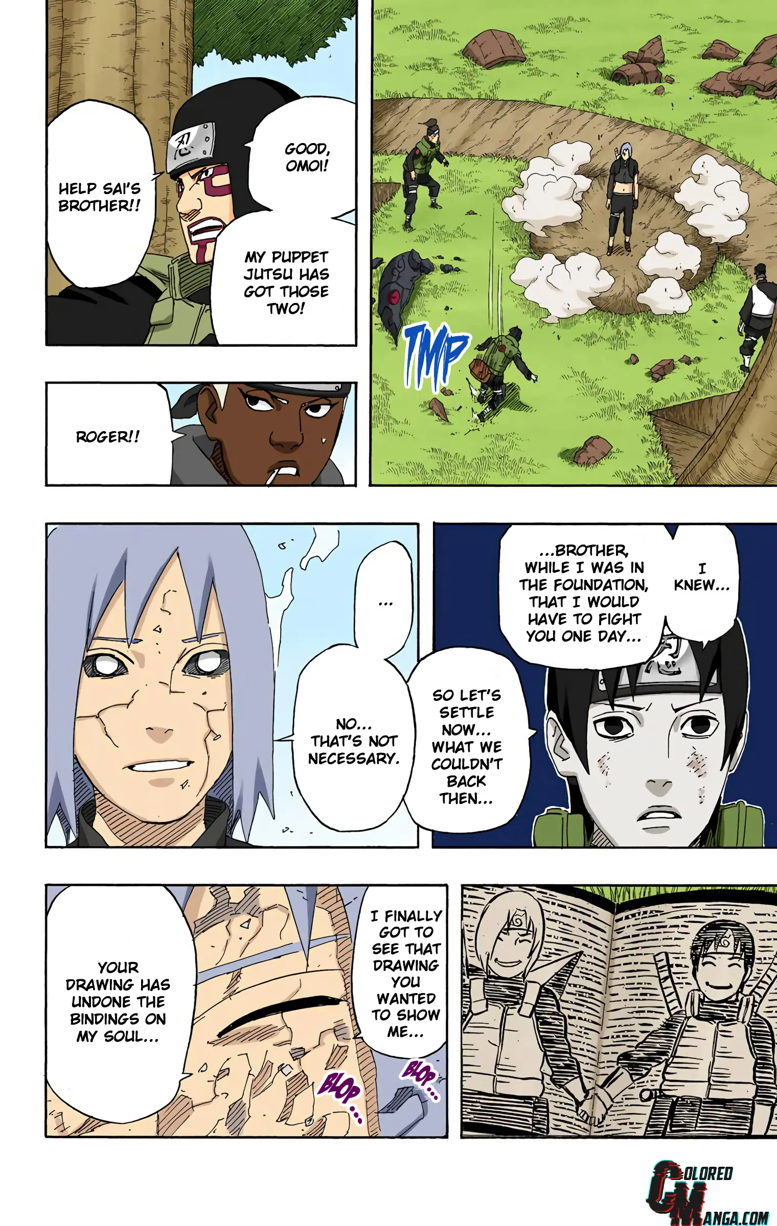 Naruto Colored Manga Online, chapter 518, page 16
