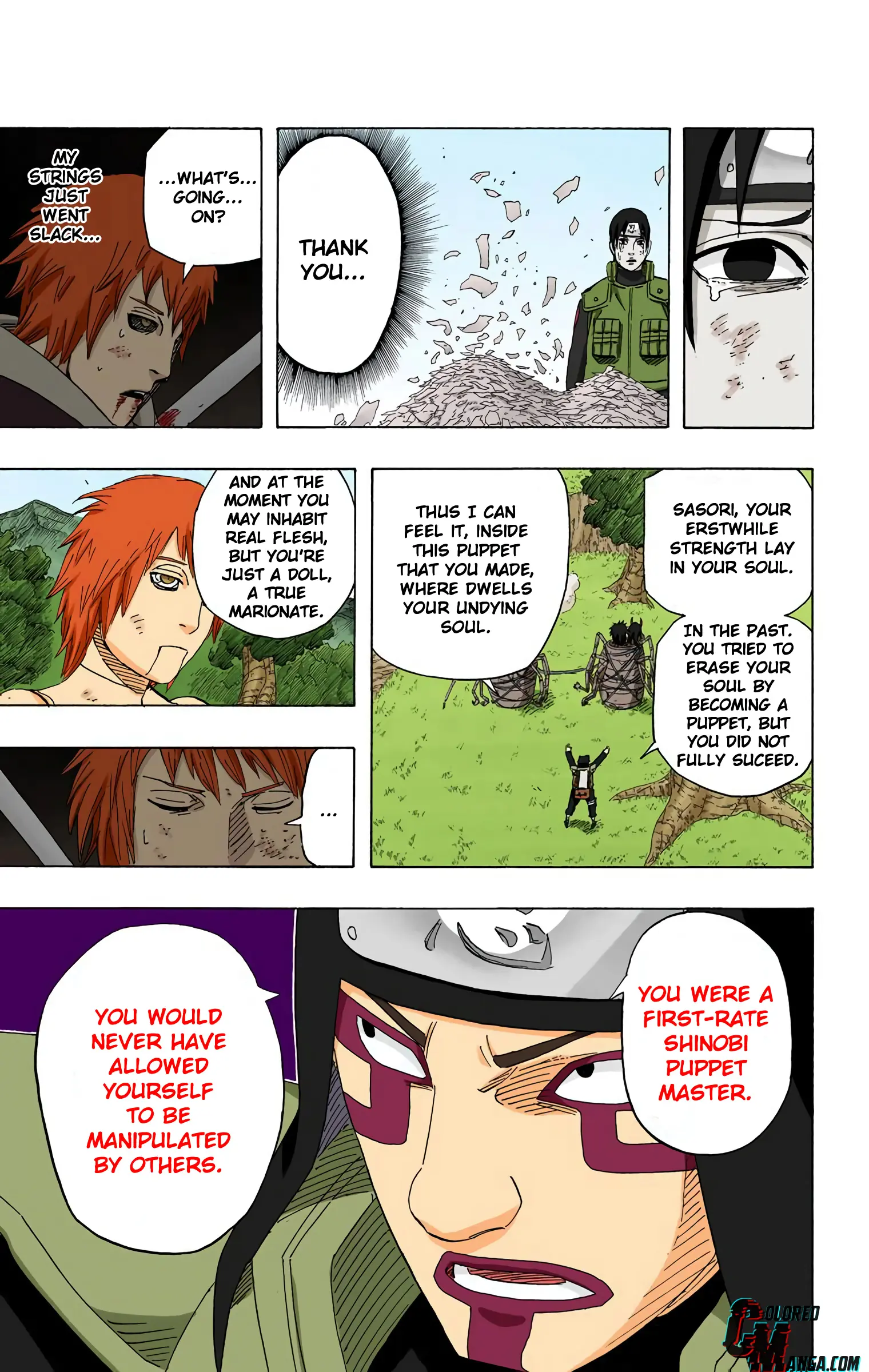 Naruto Colored Manga Online, chapter 518, page 17