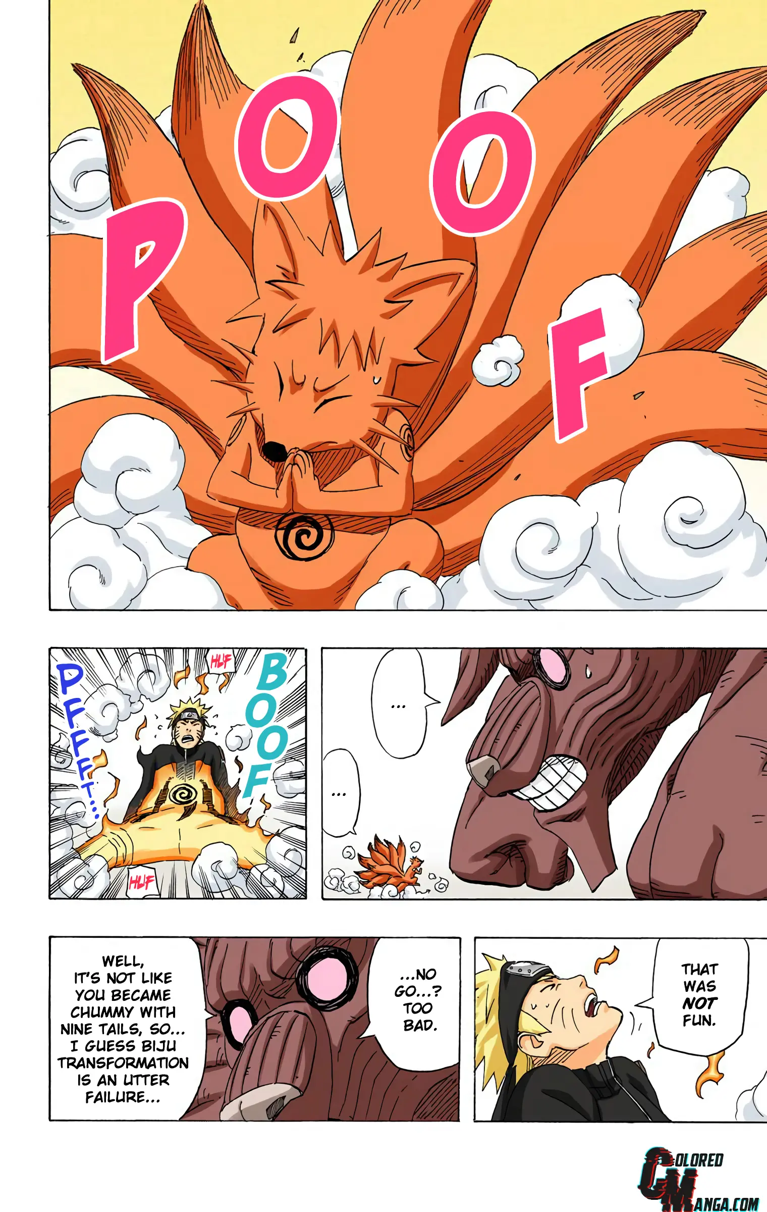 Naruto Colored Manga Online, chapter 519, page 8