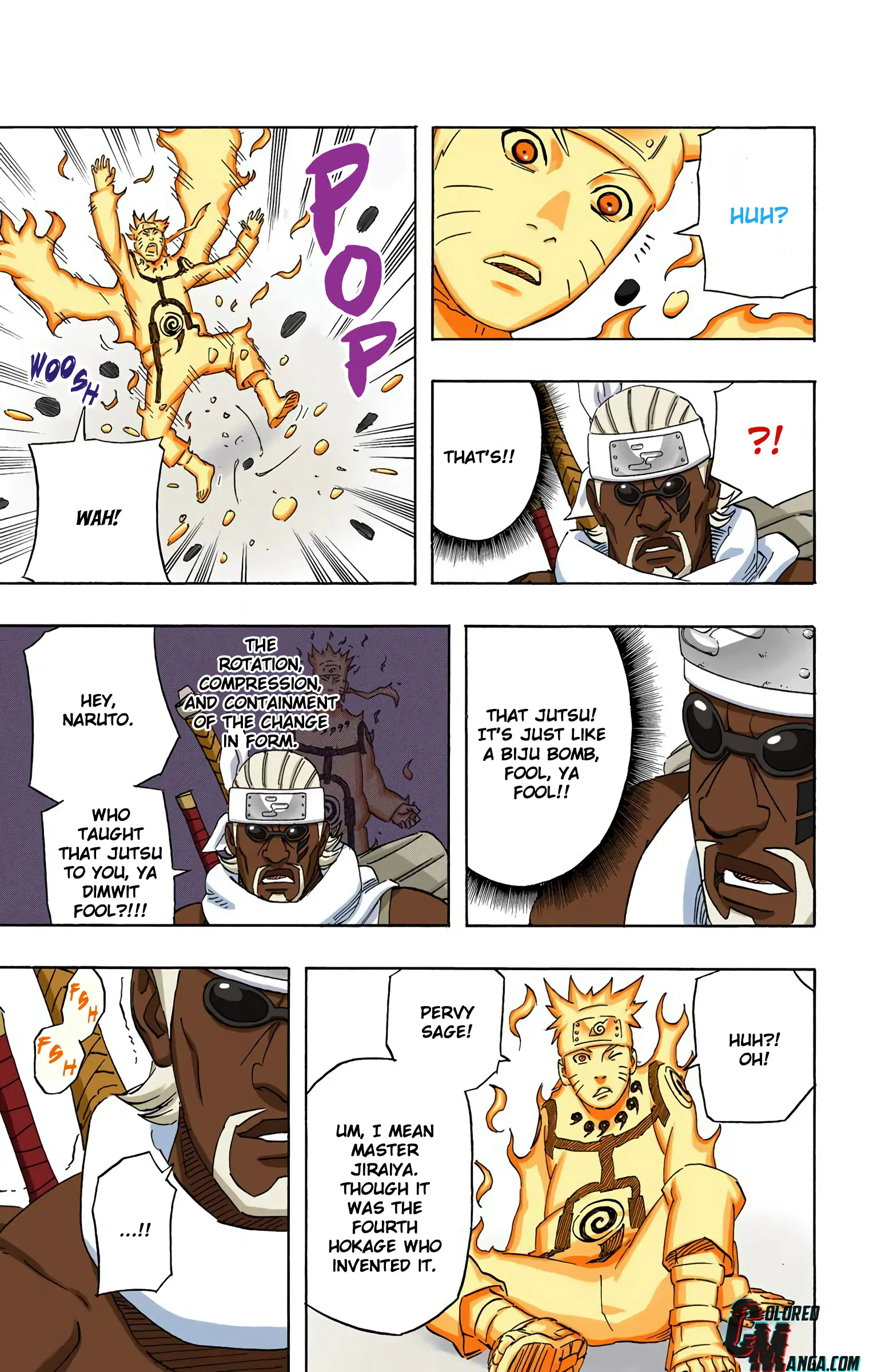 Naruto Colored Manga Online, chapter 519, page 15
