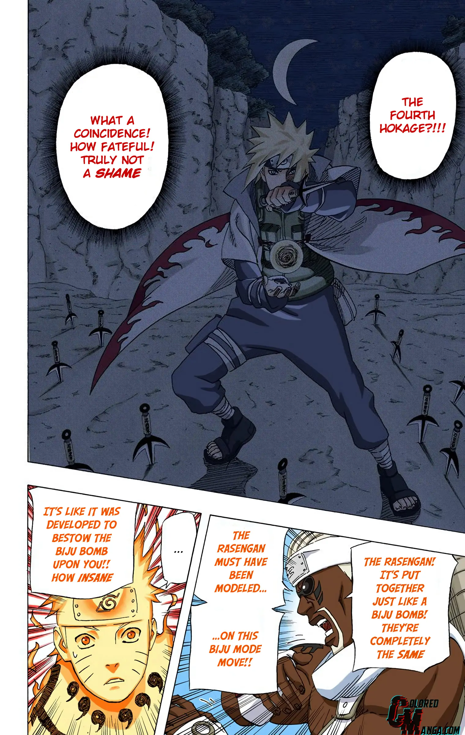 Naruto Colored Manga Online, chapter 519, page 16