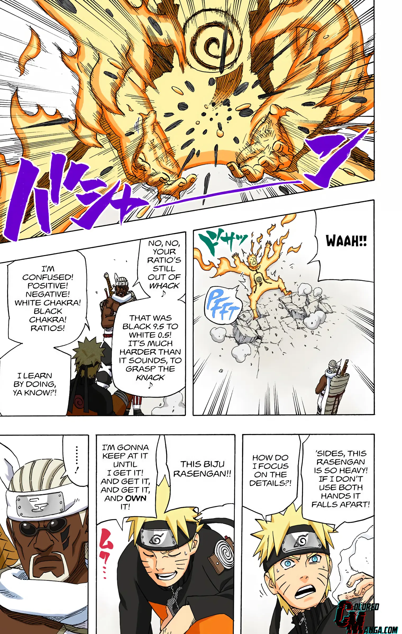 Naruto Colored Manga Online, chapter 520, page 3