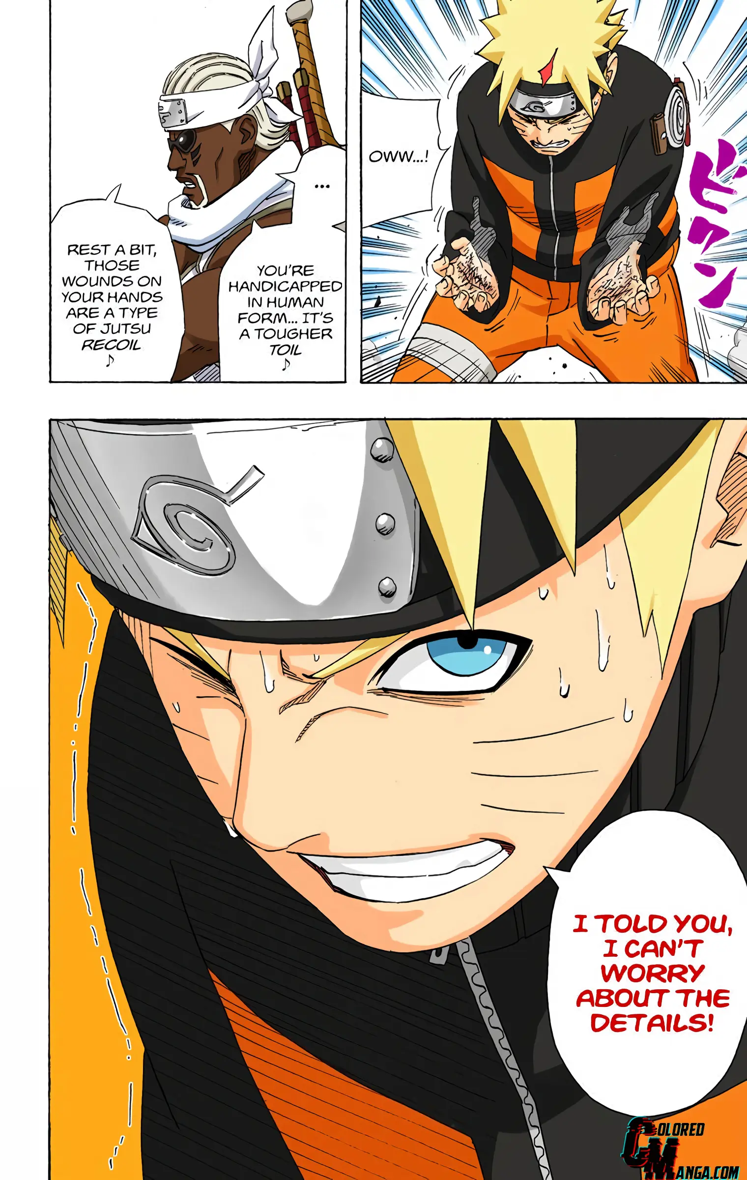 Naruto Colored Manga Online, chapter 520, page 4