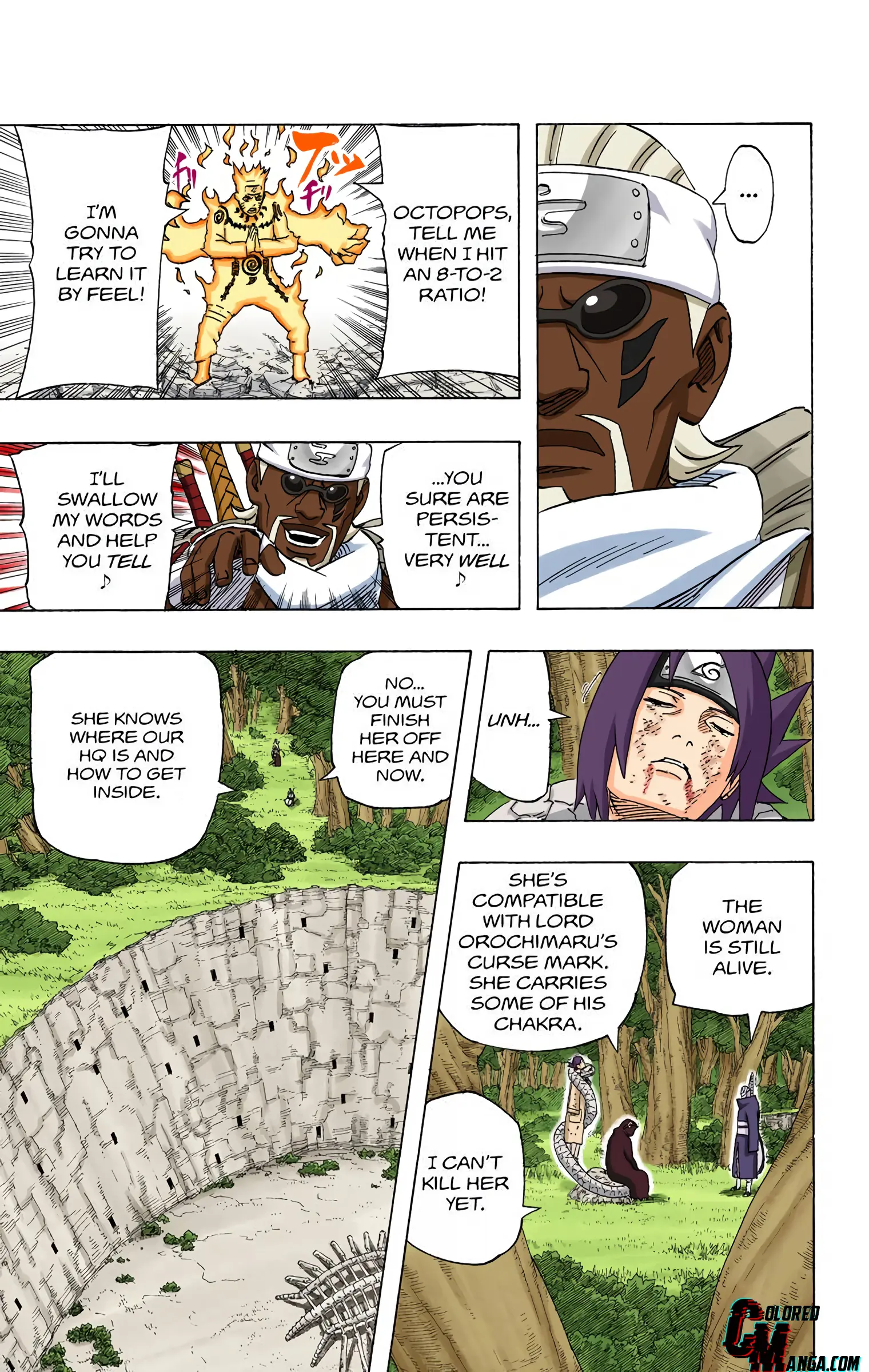 Naruto Colored Manga Online, chapter 520, page 5