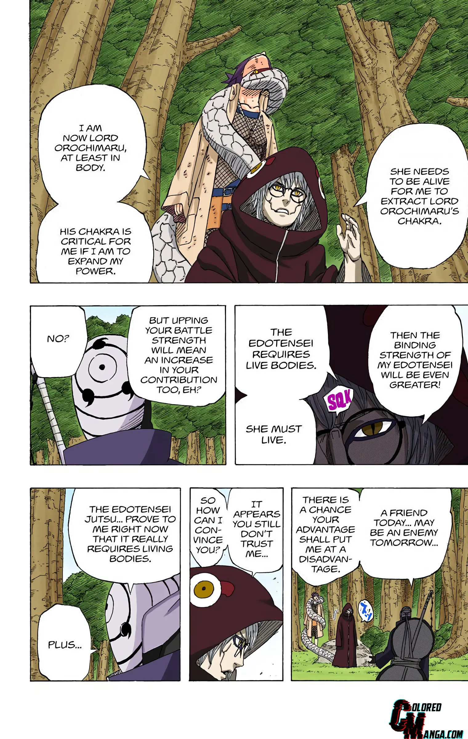Naruto Colored Manga Online, chapter 520, page 6
