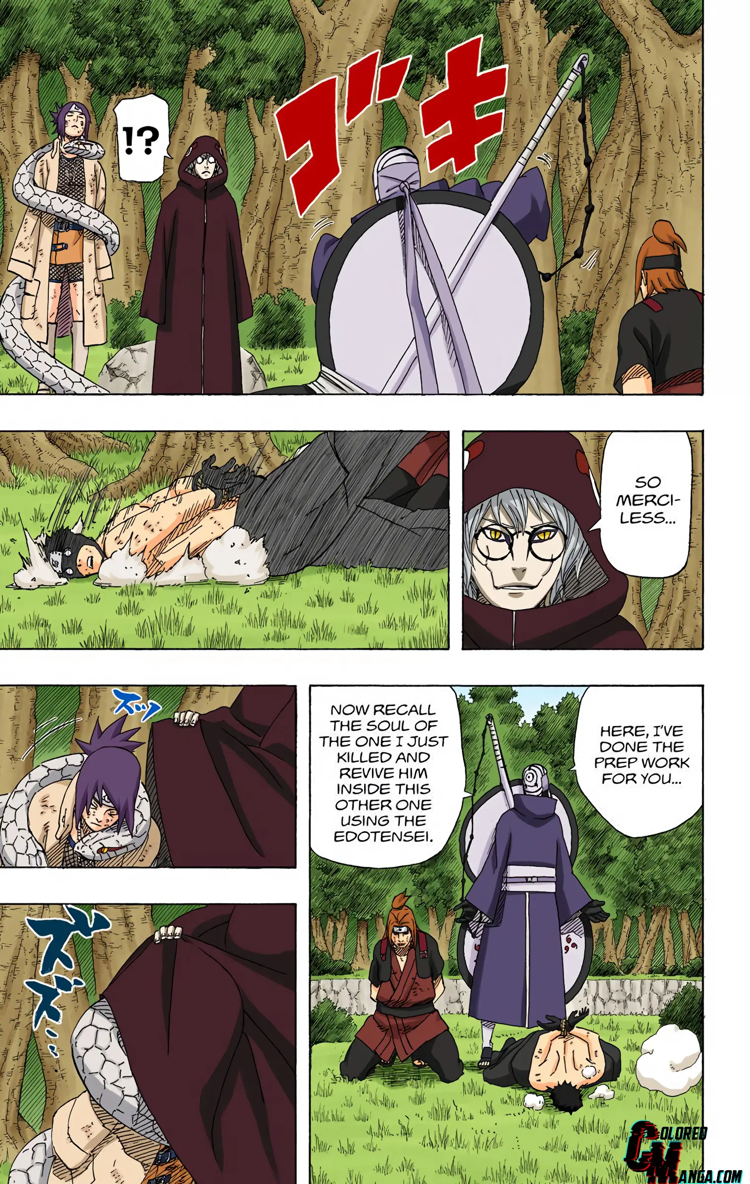 Naruto Colored Manga Online, chapter 520, page 9