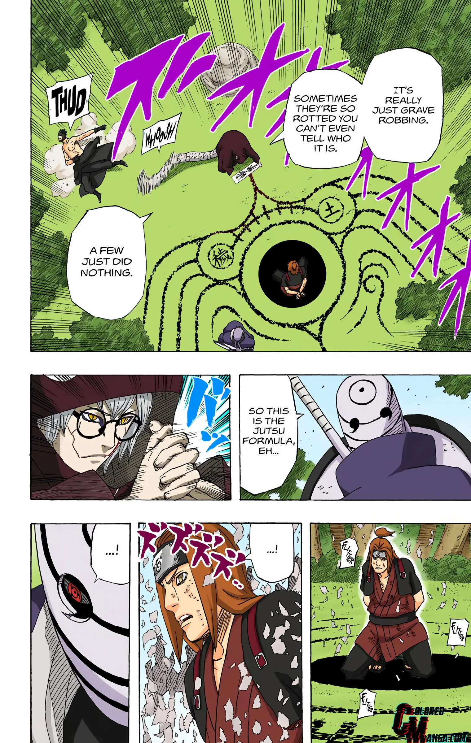 Naruto Colored Manga Online, chapter 520, page 12