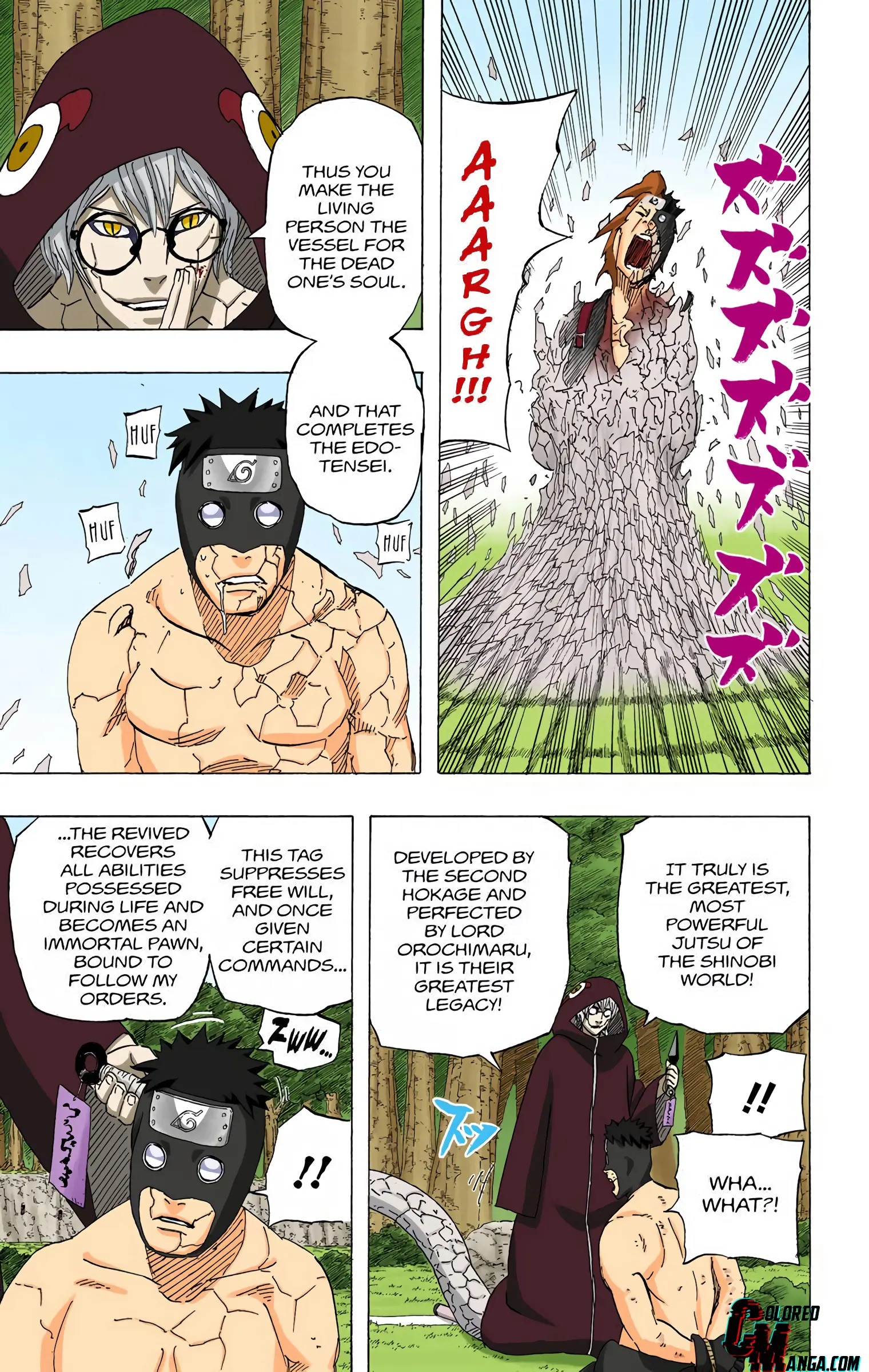 Naruto Colored Manga Online, chapter 520, page 13