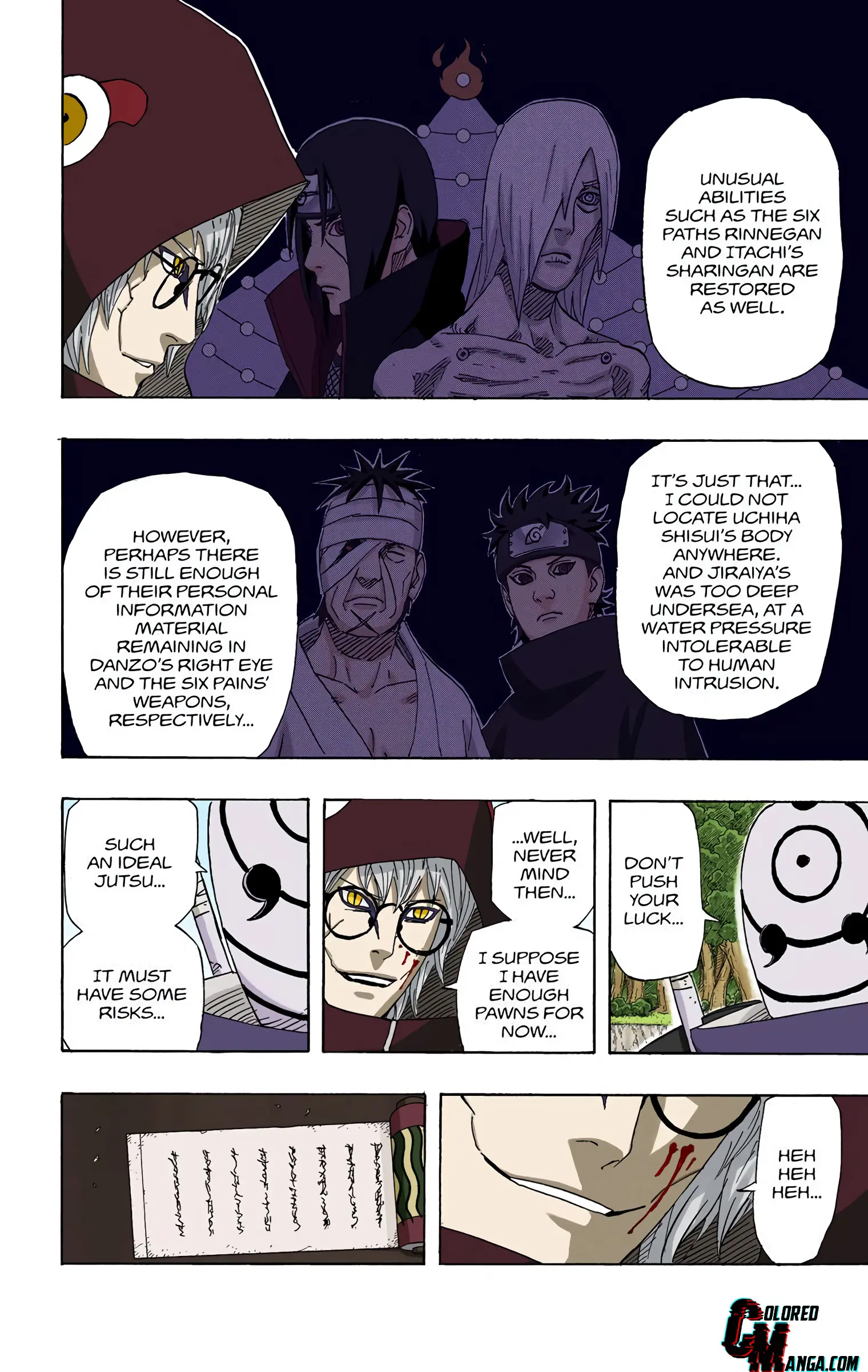 Naruto Colored Manga Online, chapter 520, page 14