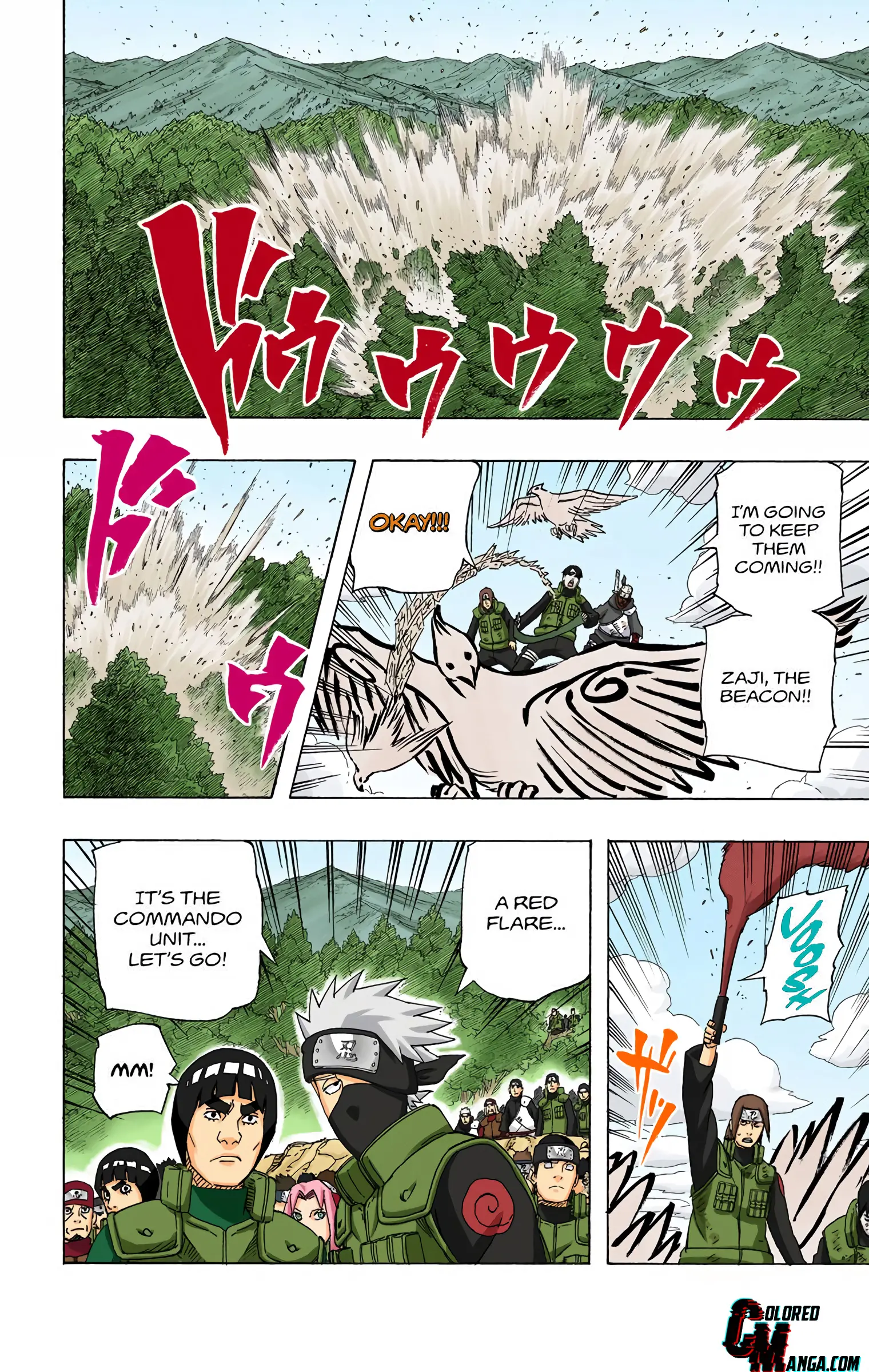 Naruto Colored Manga Online, chapter 520, page 18