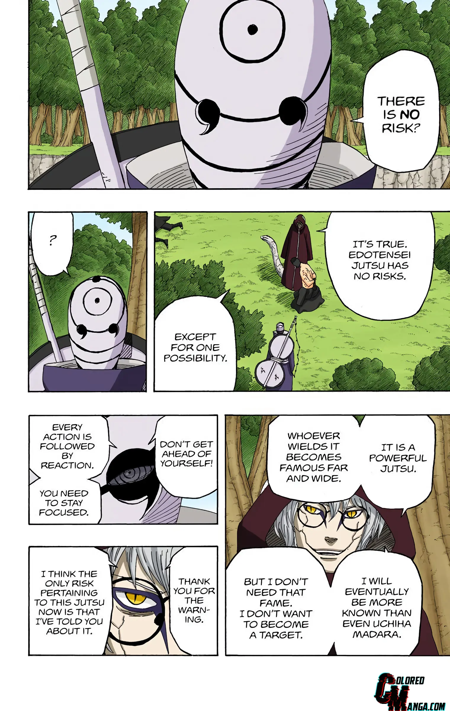 Naruto Colored Manga Online, chapter 521, page 2