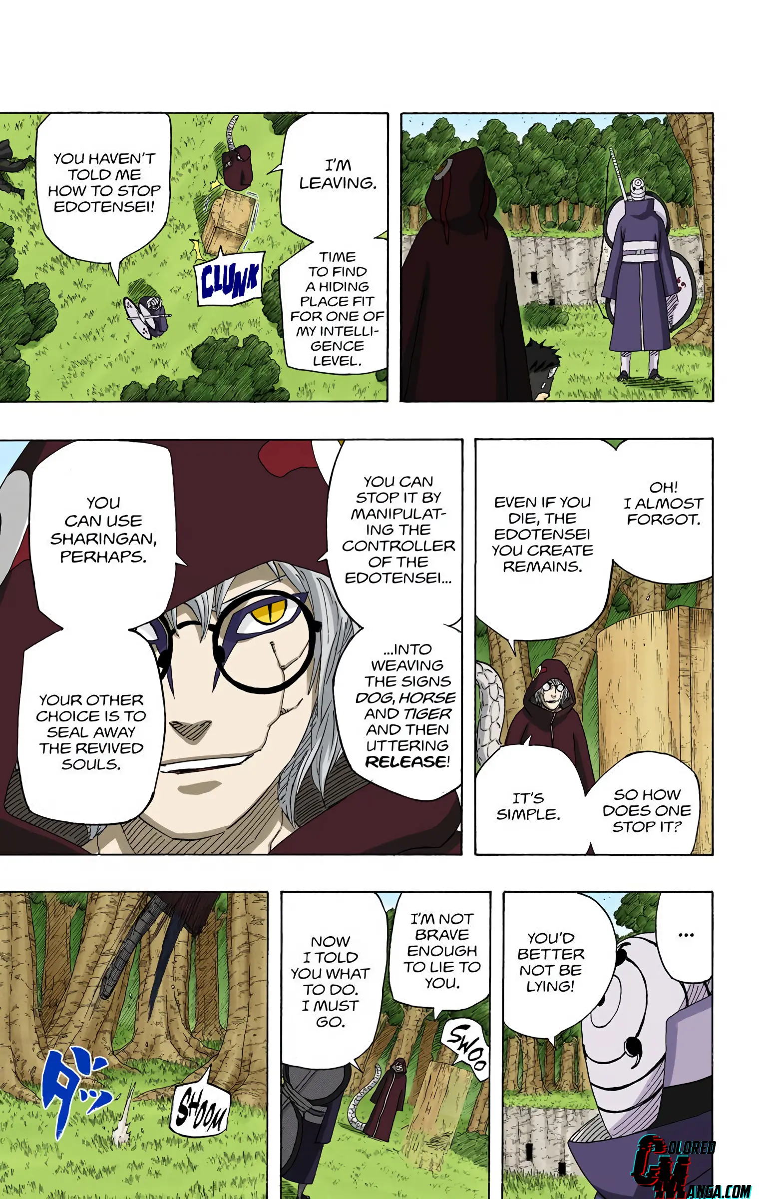Naruto Colored Manga Online, chapter 521, page 3