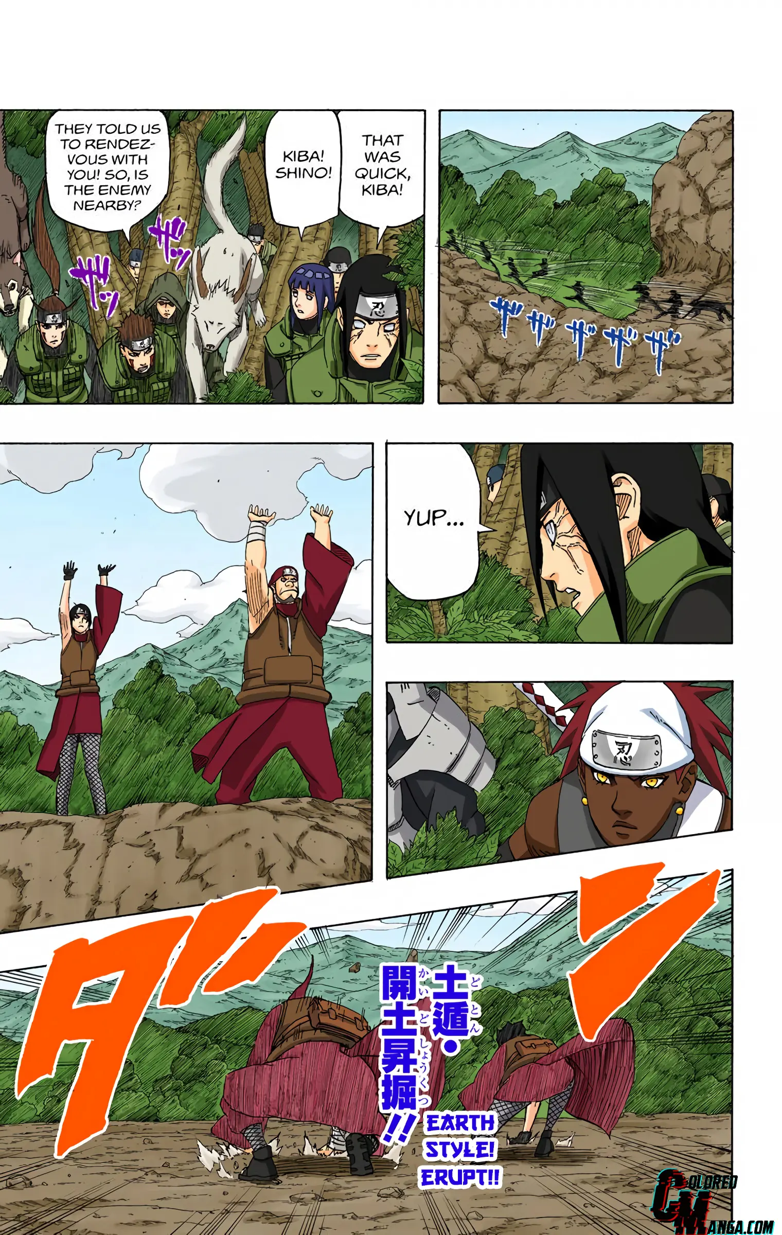 Naruto Colored Manga Online, chapter 521, page 7