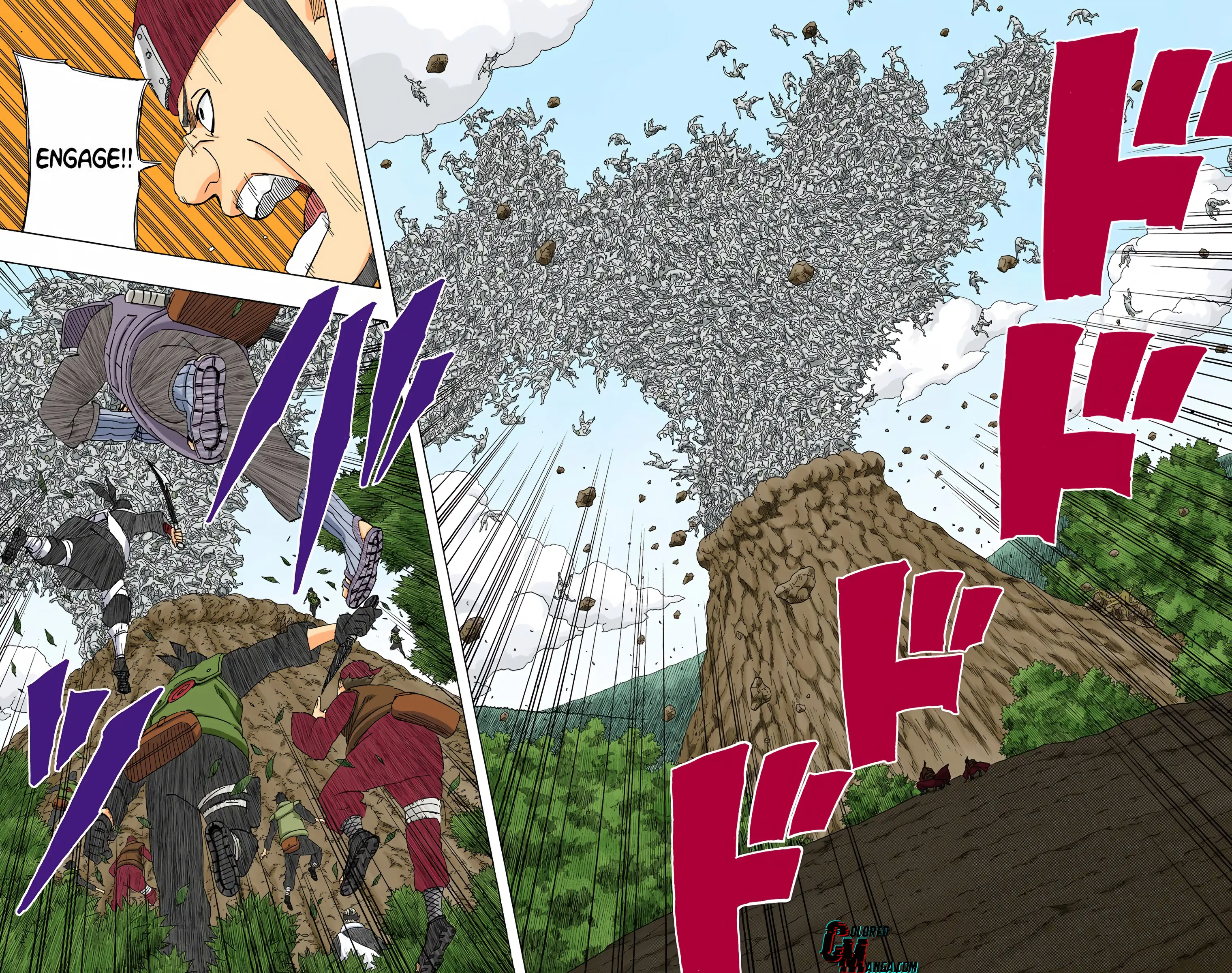 Naruto Colored Manga Online, chapter 521, page 8