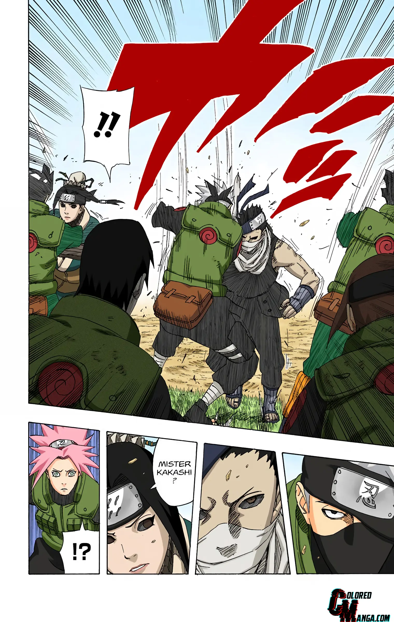 Naruto Colored Manga Online, chapter 521, page 13