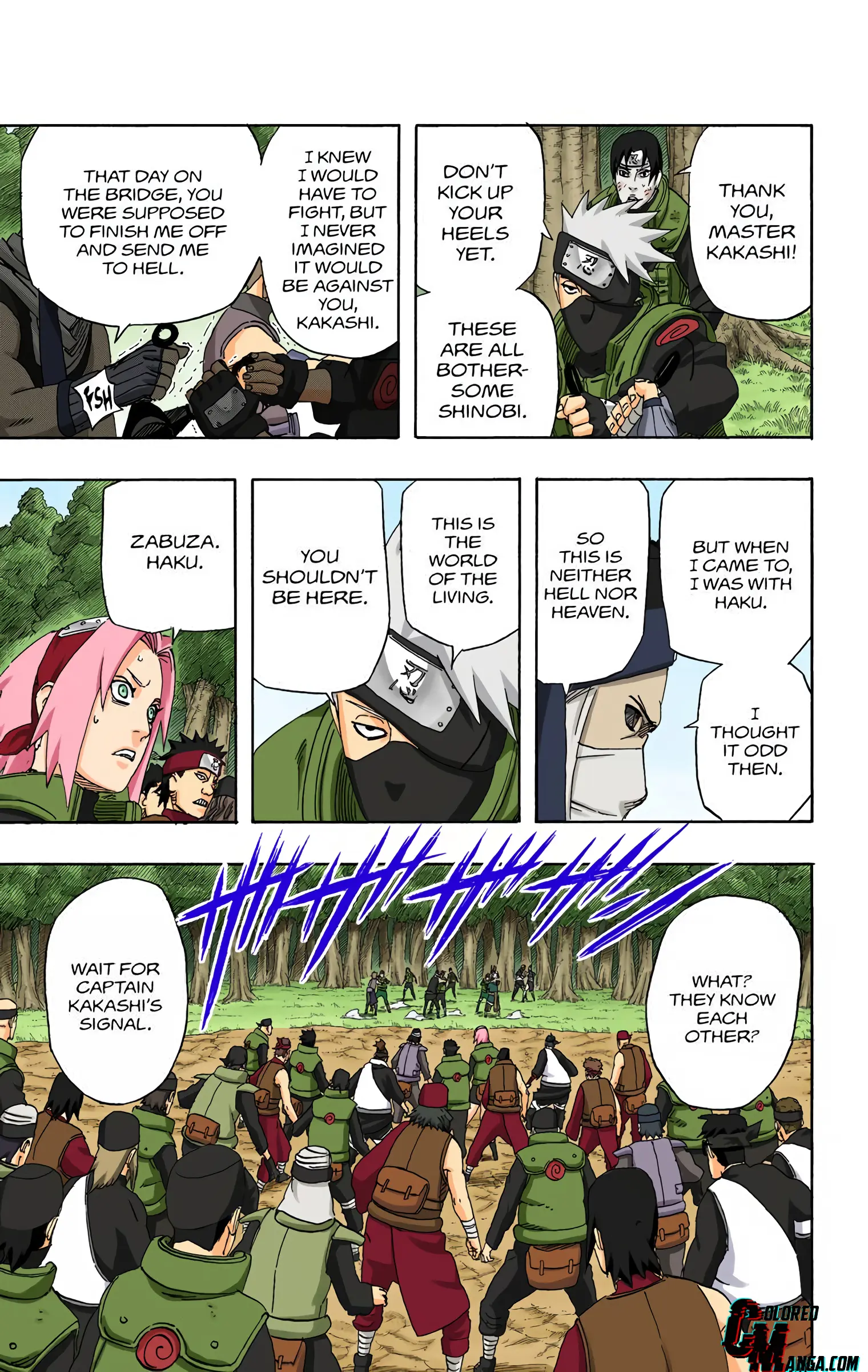 Naruto Colored Manga Online, chapter 521, page 14